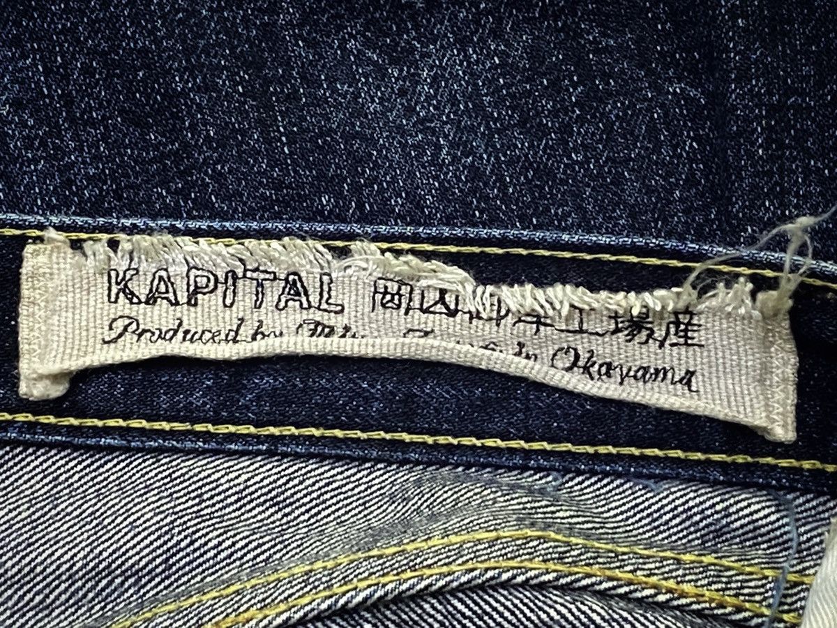 Kapital VINTAGE RARE KAPITAL SELVEDGE DENIM JEANS INDIGO Size US 31 - 14 Thumbnail