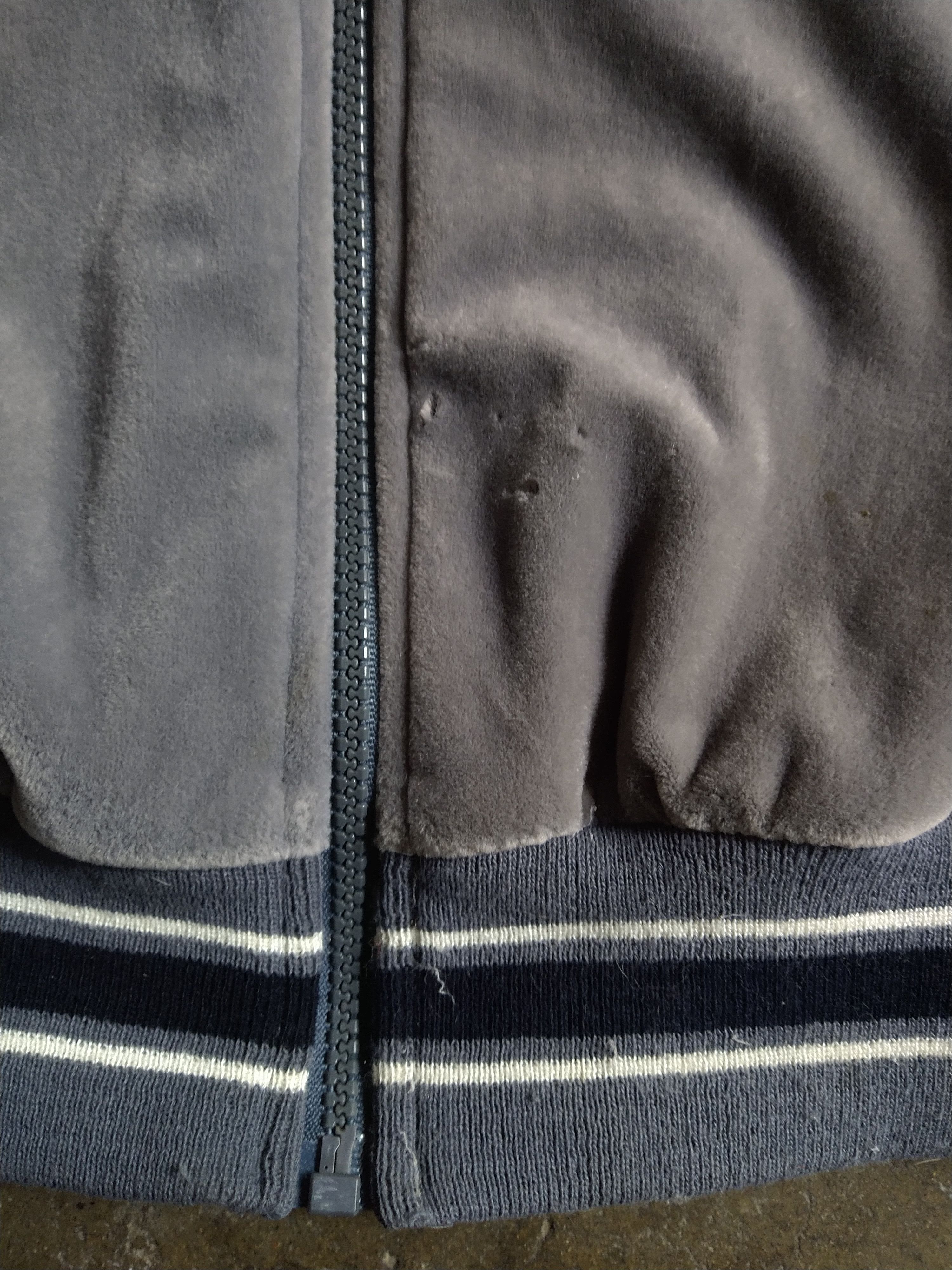 Christian Dior Monsieur Vintage Christian Dior Velvet Zip Up Shirt Size Medium Gray Size US M / EU 48-50 / 2 - 8 Thumbnail