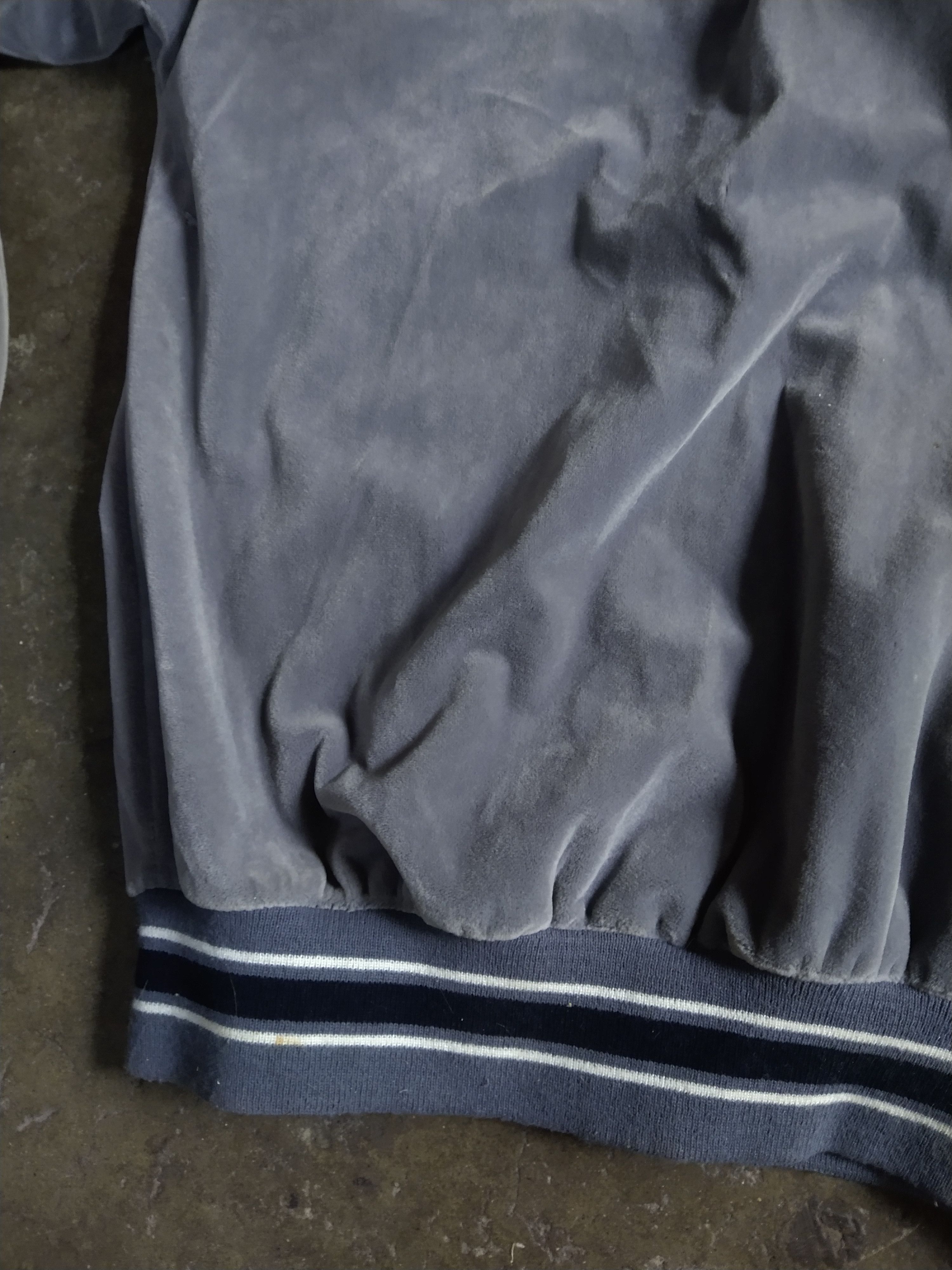 Christian Dior Monsieur Vintage Christian Dior Velvet Zip Up Shirt Size Medium Gray Size US M / EU 48-50 / 2 - 13 Thumbnail