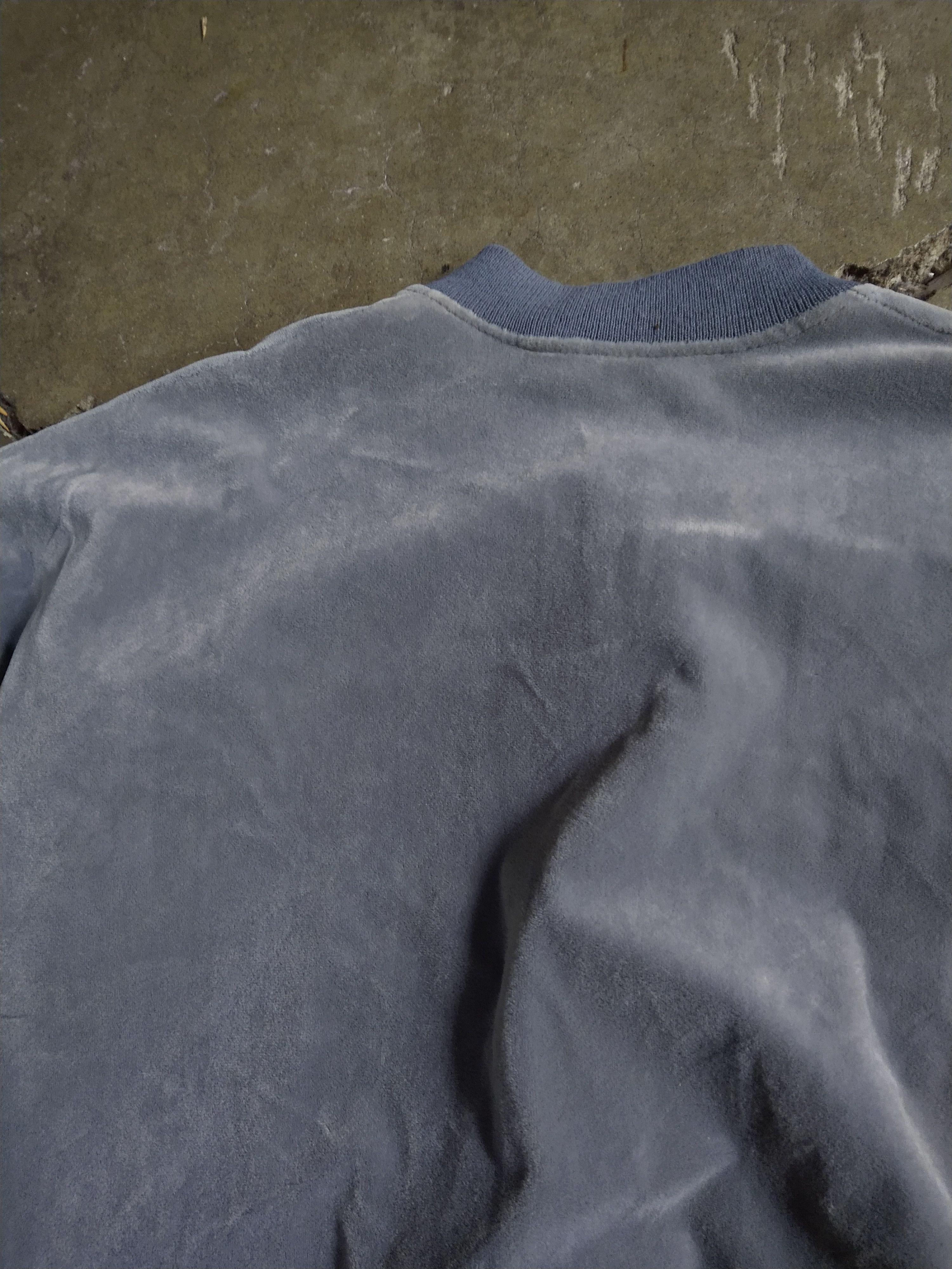 Christian Dior Monsieur Vintage Christian Dior Velvet Zip Up Shirt Size Medium Gray Size US M / EU 48-50 / 2 - 11 Thumbnail