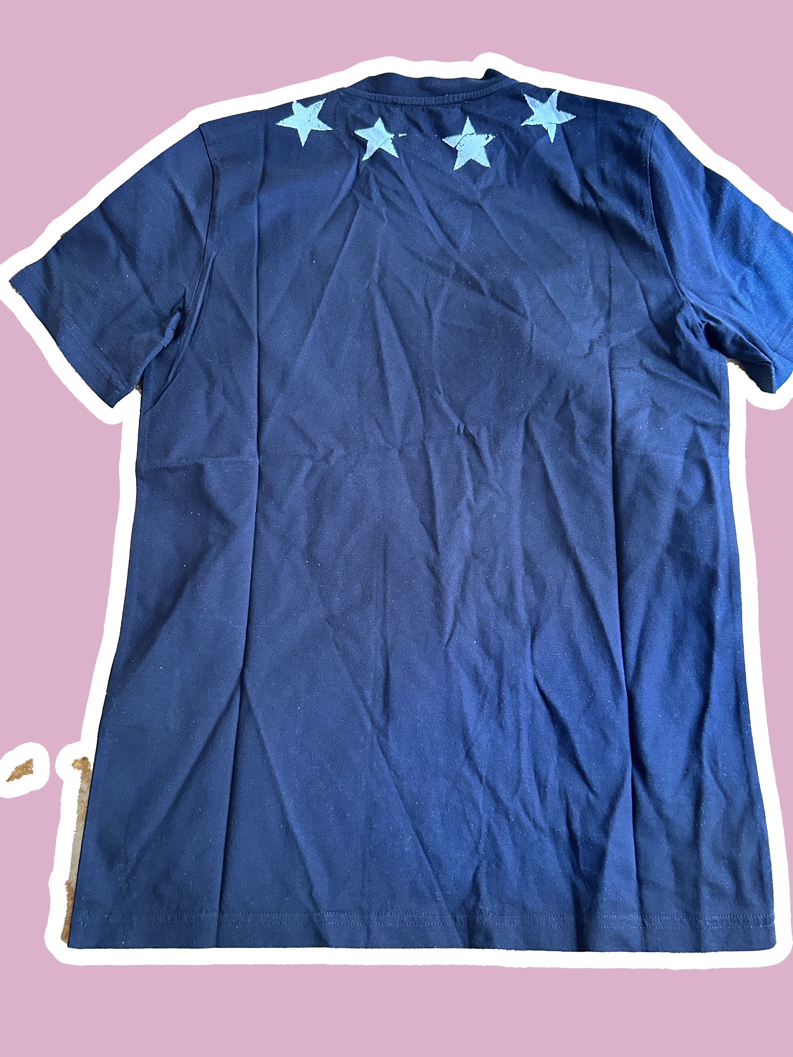 Givenchy GIVENCHY DISTRESSED VINTAGE STARS TEE BLACK Size US XS / EU 42 / 0 - 2 Thumbnail