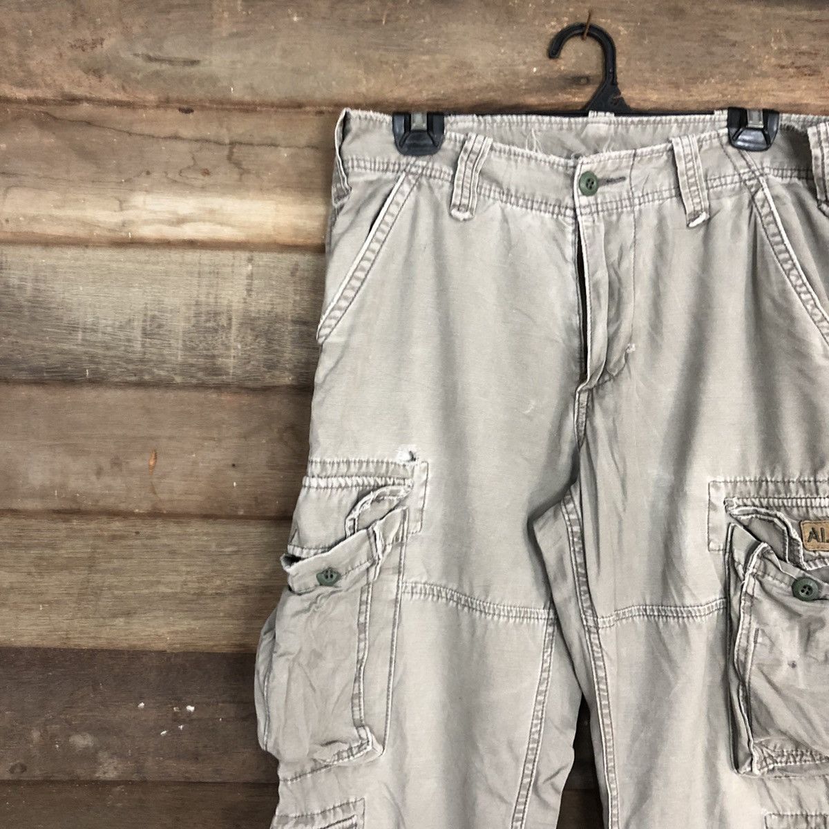 Alpha Industries Alpha Industries Grey Multipocket Tactical Cargo Pants #A060 Size US 30 / EU 46 - 6 Thumbnail