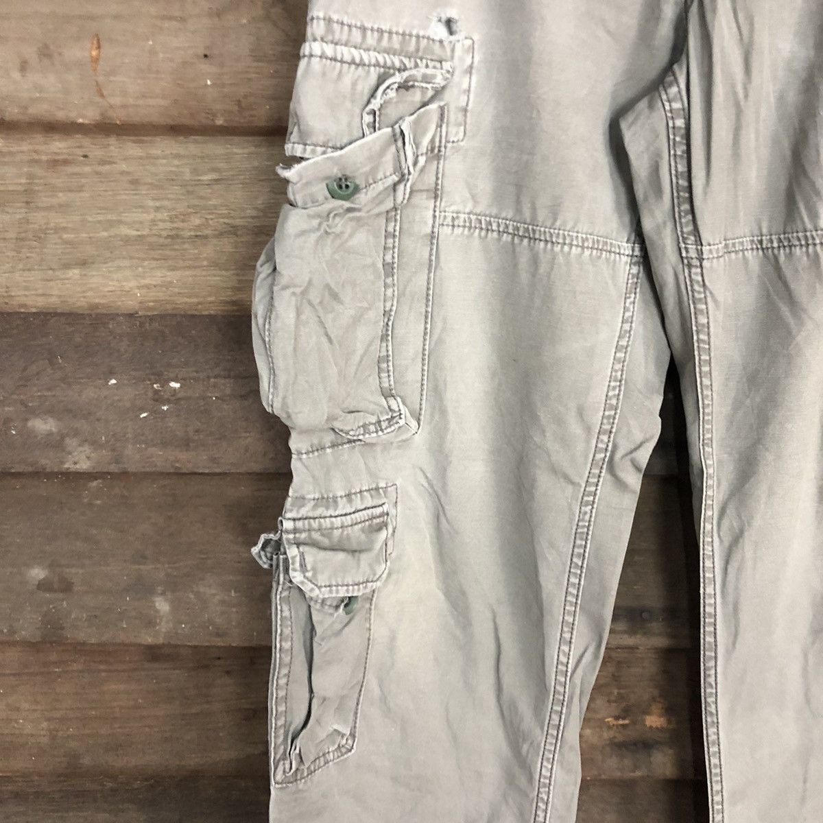 Alpha Industries Alpha Industries Grey Multipocket Tactical Cargo Pants #A060 Size US 30 / EU 46 - 8 Thumbnail