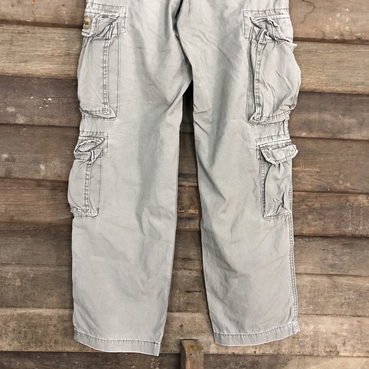 Alpha Industries Alpha Industries Grey Multipocket Tactical Cargo Pants #A060 Size US 30 / EU 46 - 14 Thumbnail