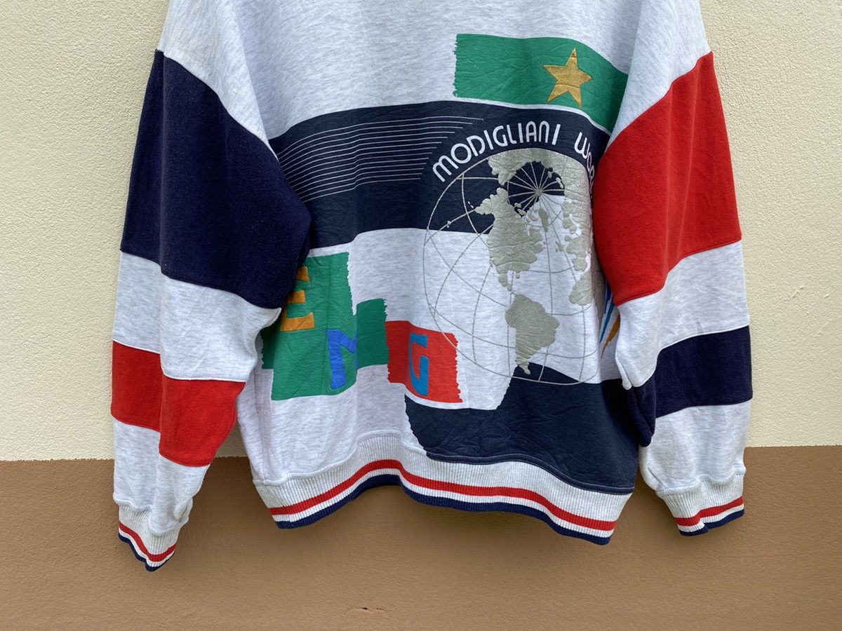 Vintage Vintage Sweatshirt Nice Design By MODIGLIANI WORLD Size L Size US L / EU 52-54 / 3 - 4 Thumbnail