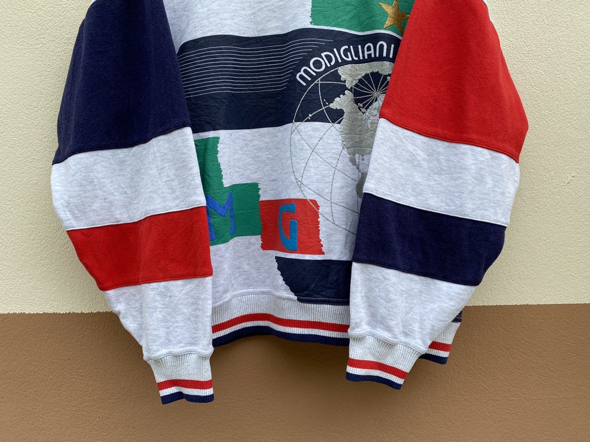 Vintage Vintage Sweatshirt Nice Design By MODIGLIANI WORLD Size L Size US L / EU 52-54 / 3 - 3 Thumbnail