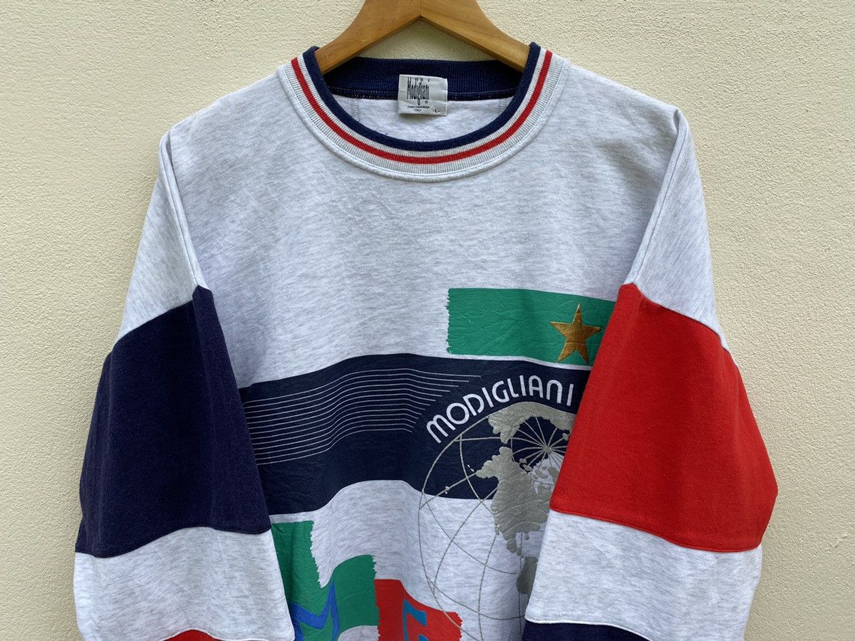 Vintage Vintage Sweatshirt Nice Design By MODIGLIANI WORLD Size L Size US L / EU 52-54 / 3 - 2 Thumbnail