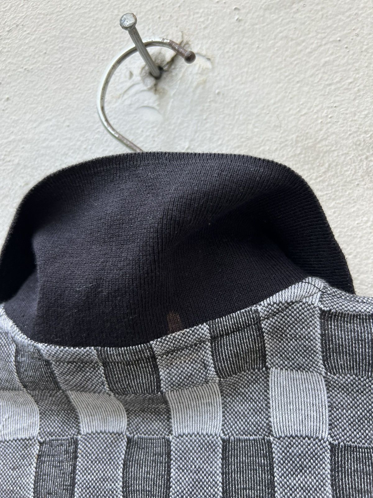 Comme des Garcons Homme Vintage 90s CDGH Checkered Polo Shirt Size US M / EU 48-50 / 2 - 12 Thumbnail