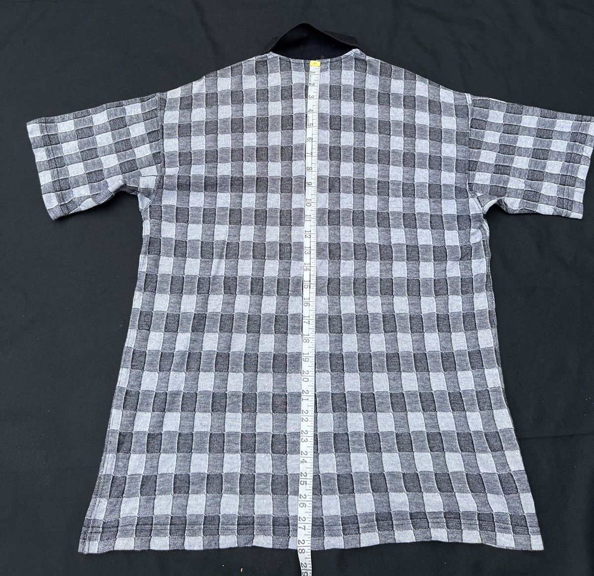 Comme des Garcons Homme Vintage 90s CDGH Checkered Polo Shirt Size US M / EU 48-50 / 2 - 4 Thumbnail