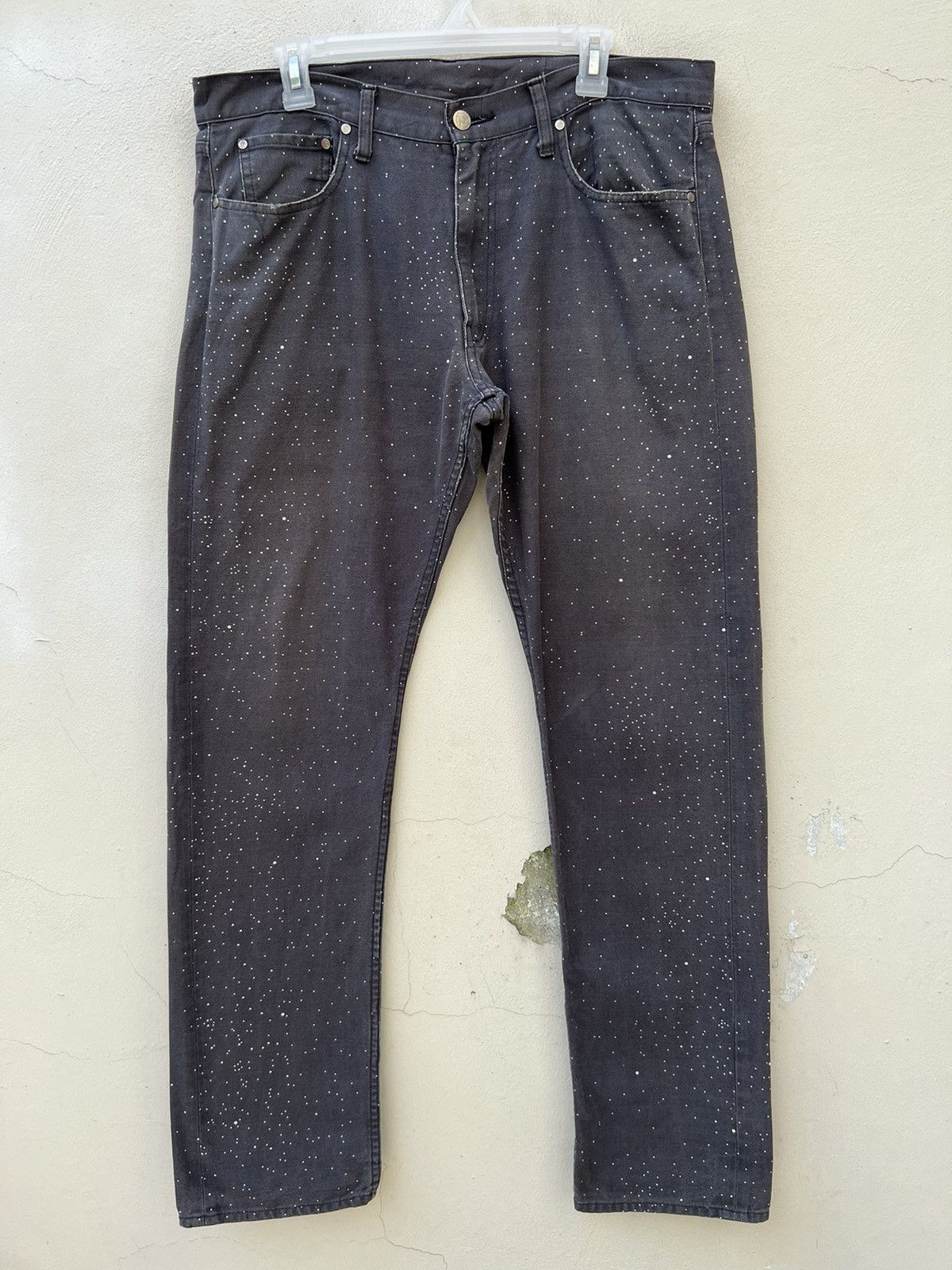 Billionaire Boys Club Vintage BBC Sun Faded Grey Snowy Jeans Size US 34 / EU 50 - 6 Thumbnail