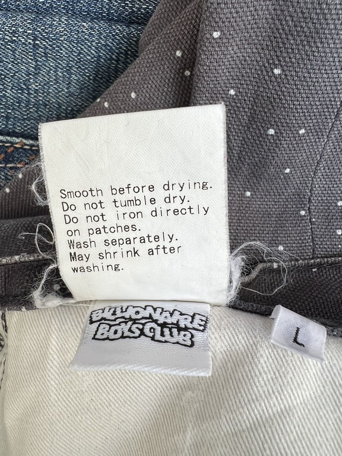 Billionaire Boys Club Vintage BBC Sun Faded Grey Snowy Jeans Size US 34 / EU 50 - 25 Thumbnail
