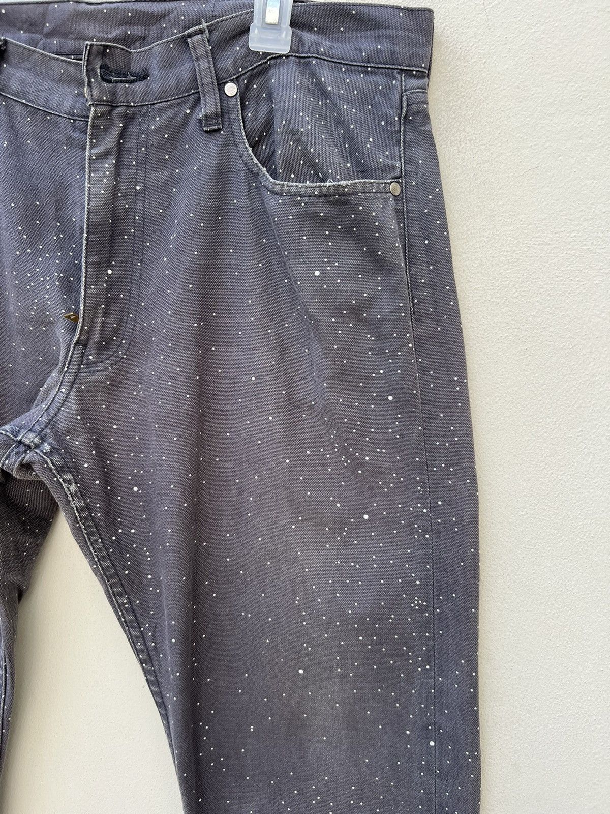 Billionaire Boys Club Vintage BBC Sun Faded Grey Snowy Jeans Size US 34 / EU 50 - 12 Thumbnail