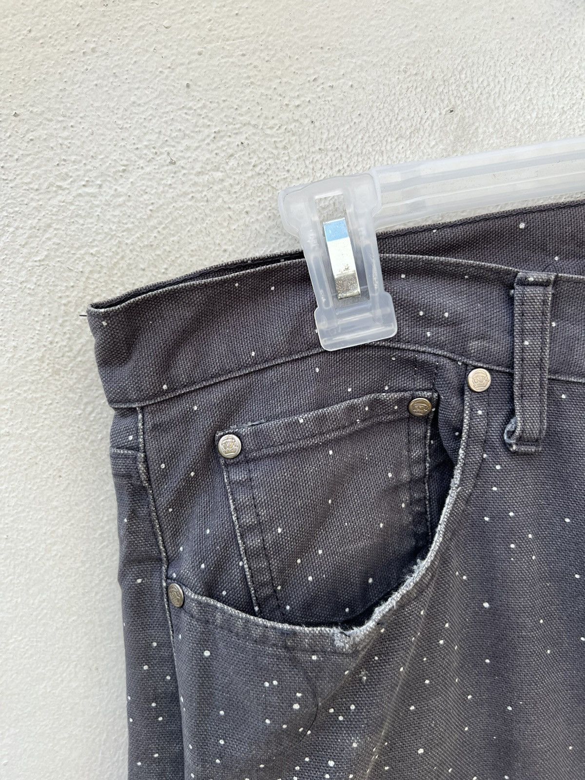 Billionaire Boys Club Vintage BBC Sun Faded Grey Snowy Jeans Size US 34 / EU 50 - 8 Thumbnail