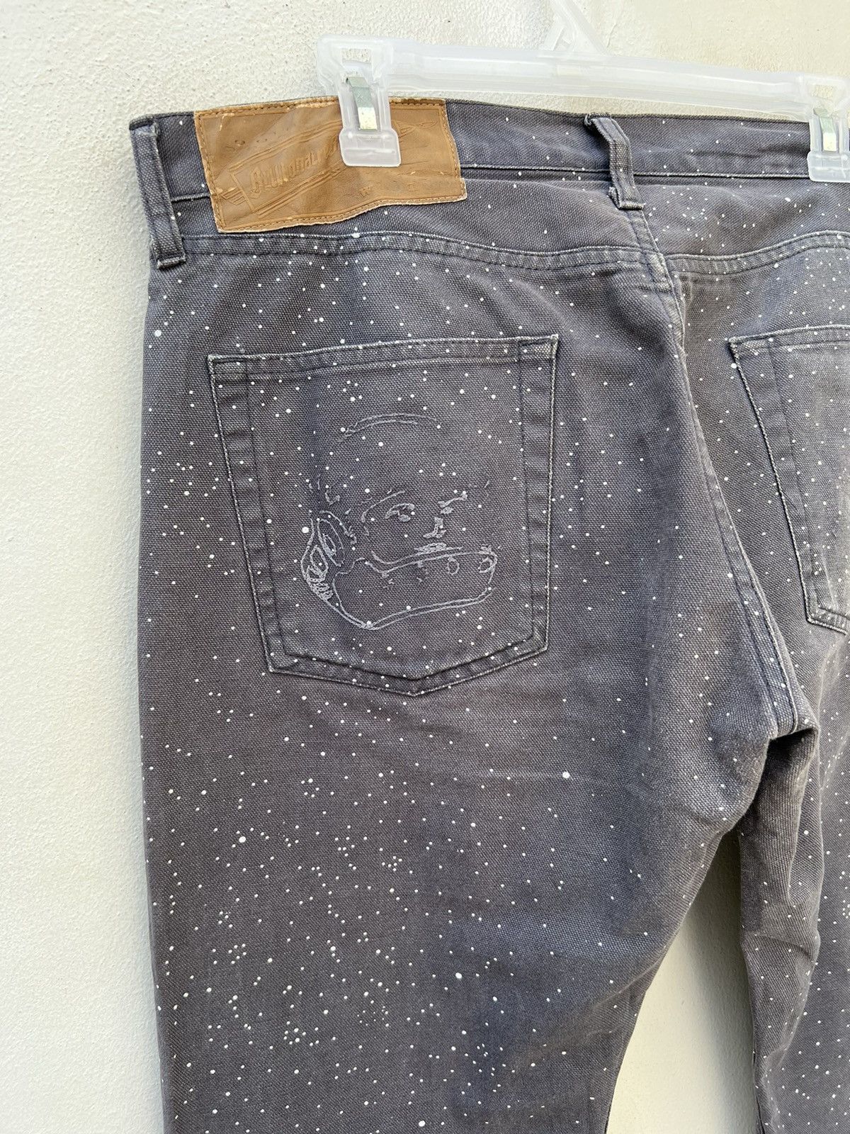 Billionaire Boys Club Vintage BBC Sun Faded Grey Snowy Jeans Size US 34 / EU 50 - 17 Thumbnail
