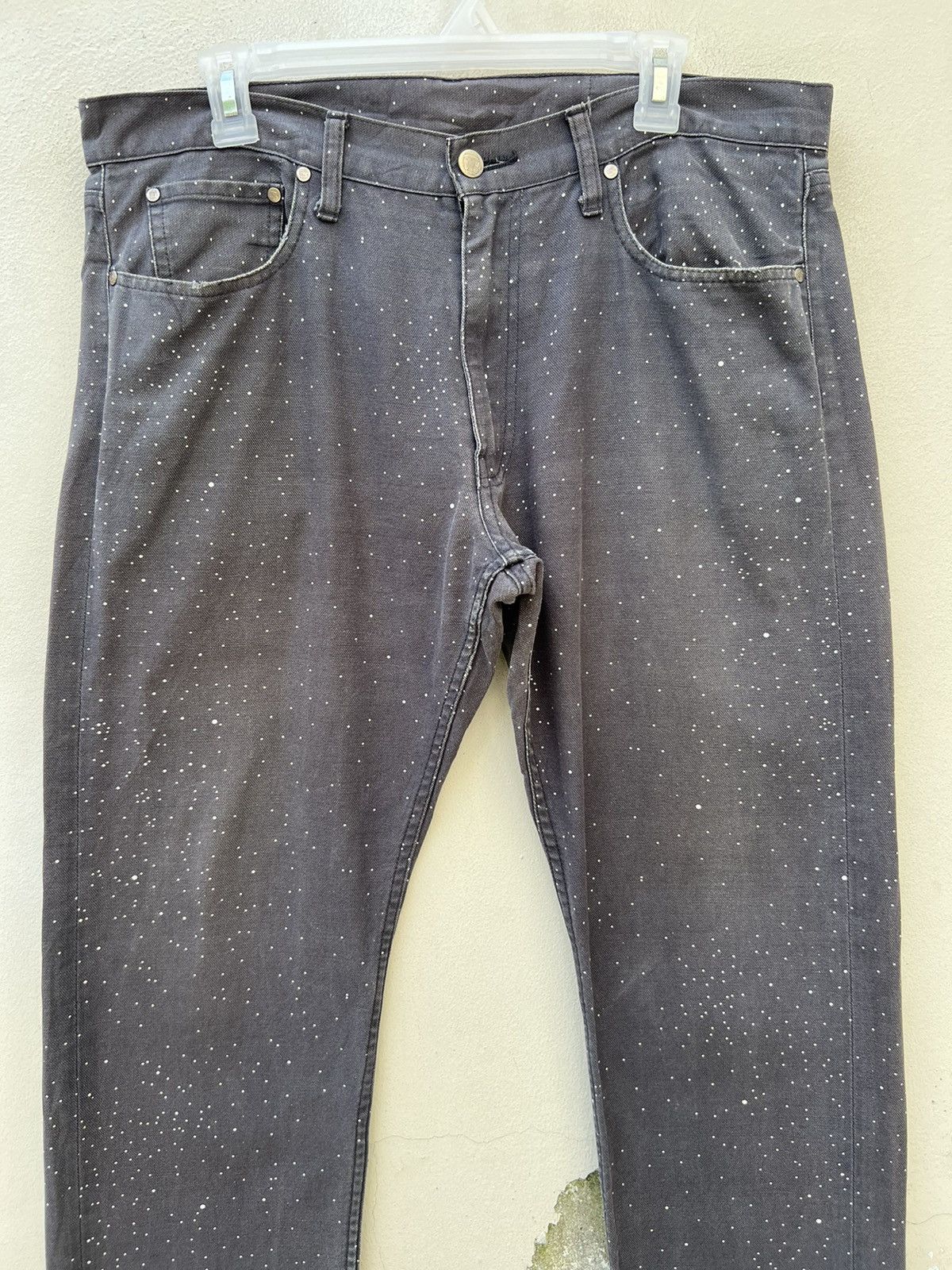 Billionaire Boys Club Vintage BBC Sun Faded Grey Snowy Jeans Size US 34 / EU 50 - 7 Thumbnail
