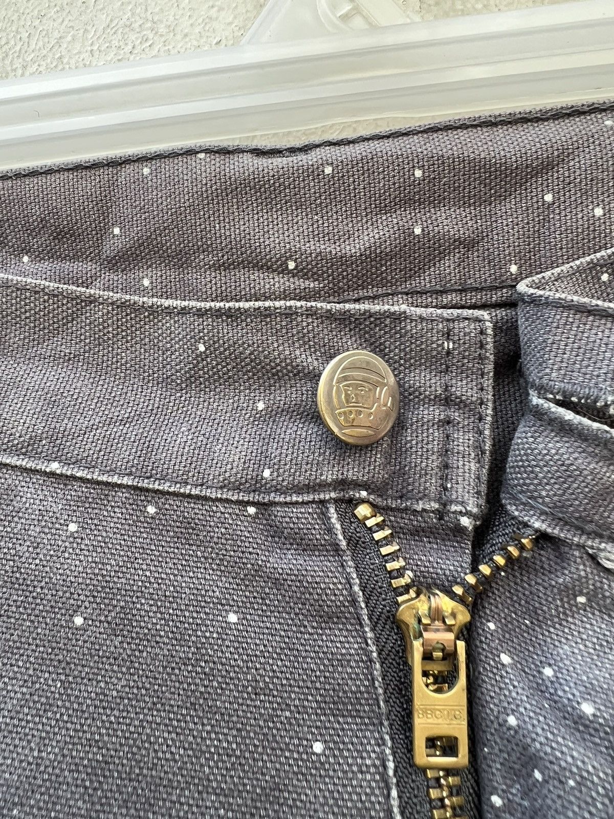 Billionaire Boys Club Vintage BBC Sun Faded Grey Snowy Jeans Size US 34 / EU 50 - 9 Thumbnail