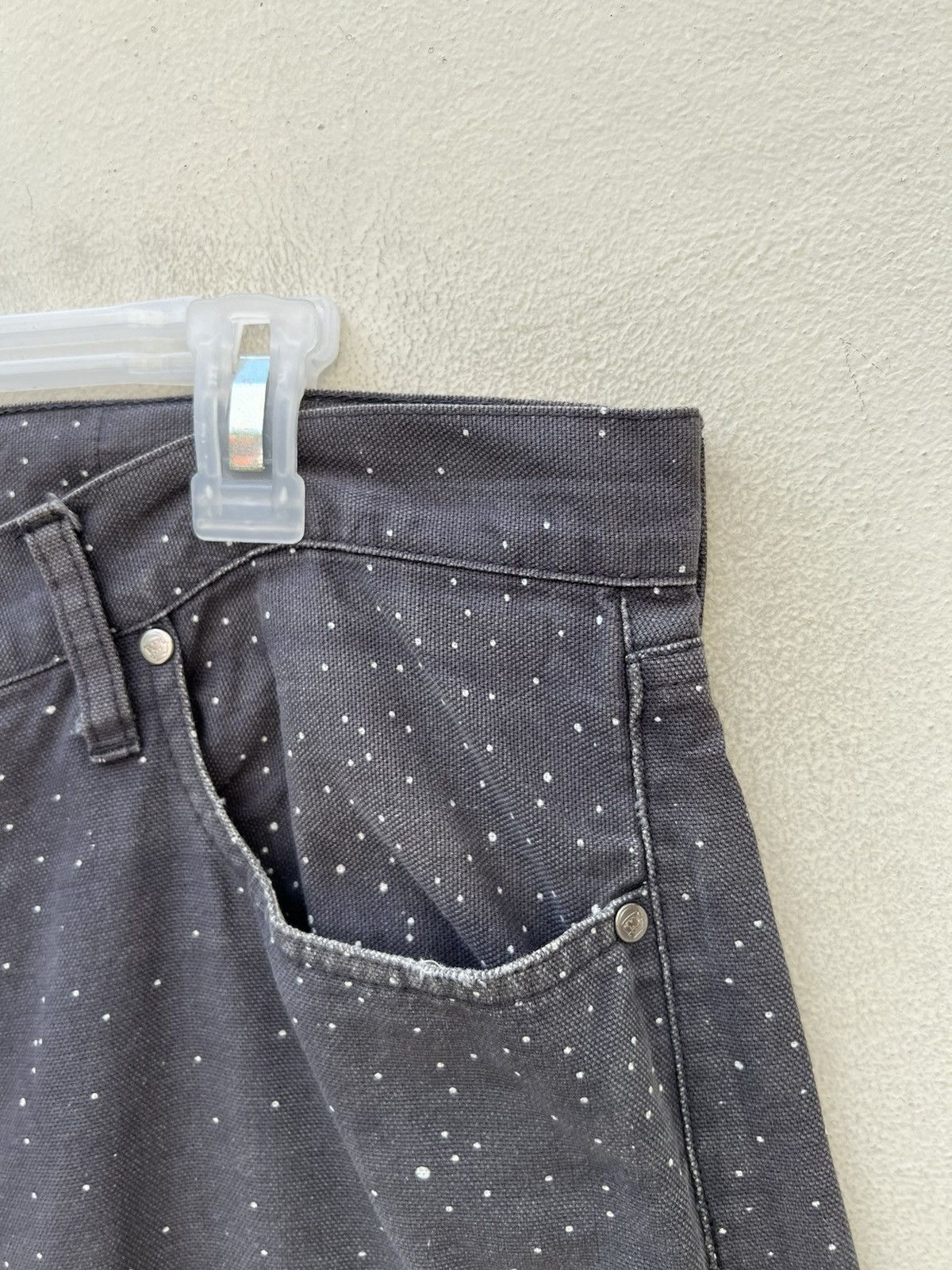 Billionaire Boys Club Vintage BBC Sun Faded Grey Snowy Jeans Size US 34 / EU 50 - 13 Thumbnail