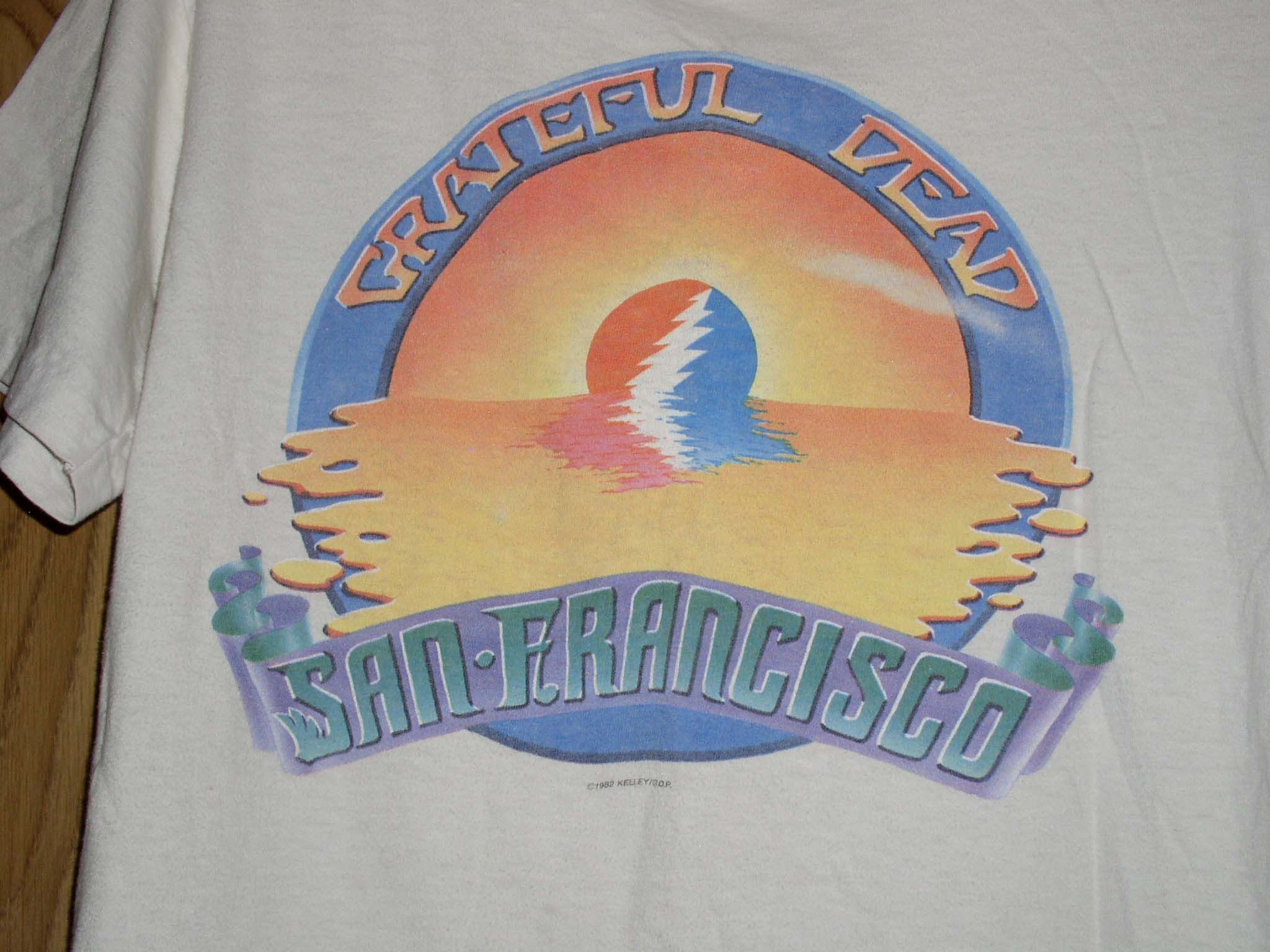 Grateful Dead Grateful Dead Concert Shirt 1982 San Francisco Kelley GDP Size US M / EU 48-50 / 2 - 2 Thumbnail