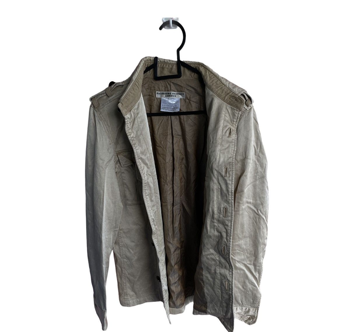 Katharine Hamnett London KATHARINE HAMNETT BLOUSON JACKET MILITARY STYLE Size US M / EU 48-50 / 2 - 3 Thumbnail