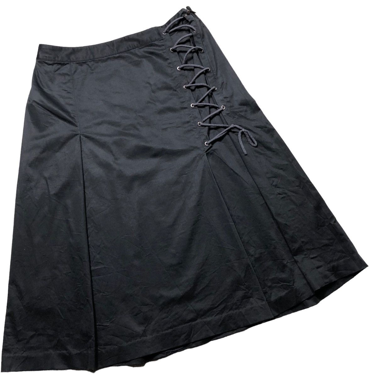 Hiroko Koshino Homme Vtg Hiroko koshino Laced Maxi Skirt Size 22" - 3 Thumbnail