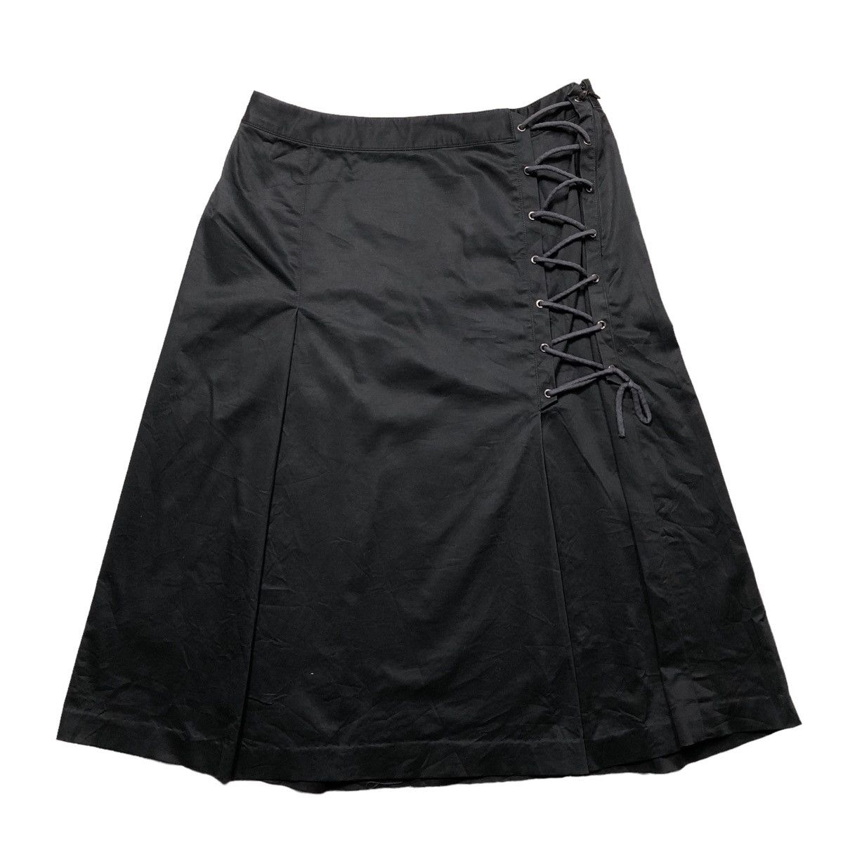 Hiroko Koshino Homme Vtg Hiroko koshino Laced Maxi Skirt Size 22" - 1 Thumbnail