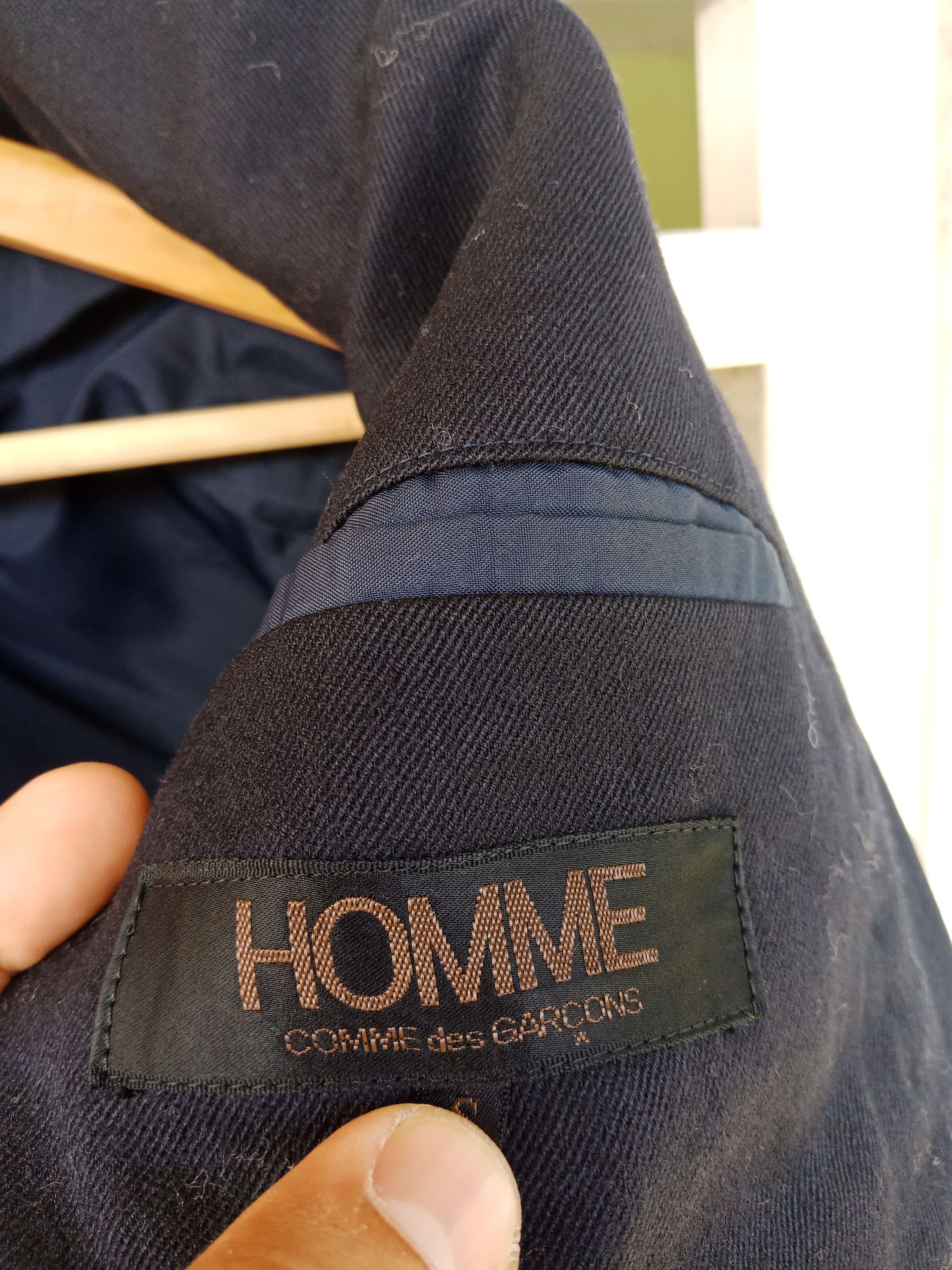 Comme des Garcons Homme Comme Des Garcons Homme Wool Coat Jacket Size US M / EU 48-50 / 2 - 9 Thumbnail