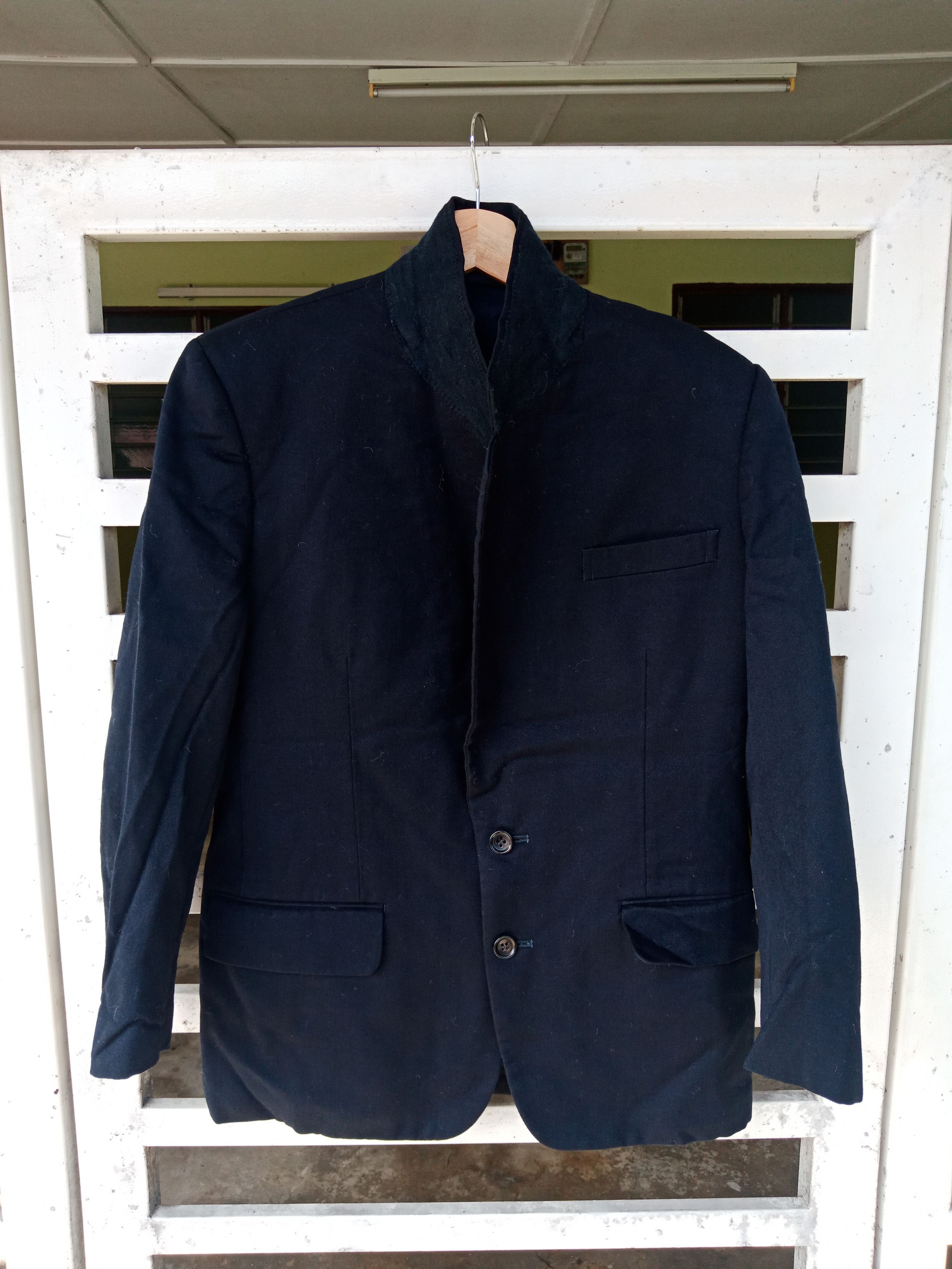 Comme des Garcons Homme Comme Des Garcons Homme Wool Coat Jacket Size US M / EU 48-50 / 2 - 1 Thumbnail