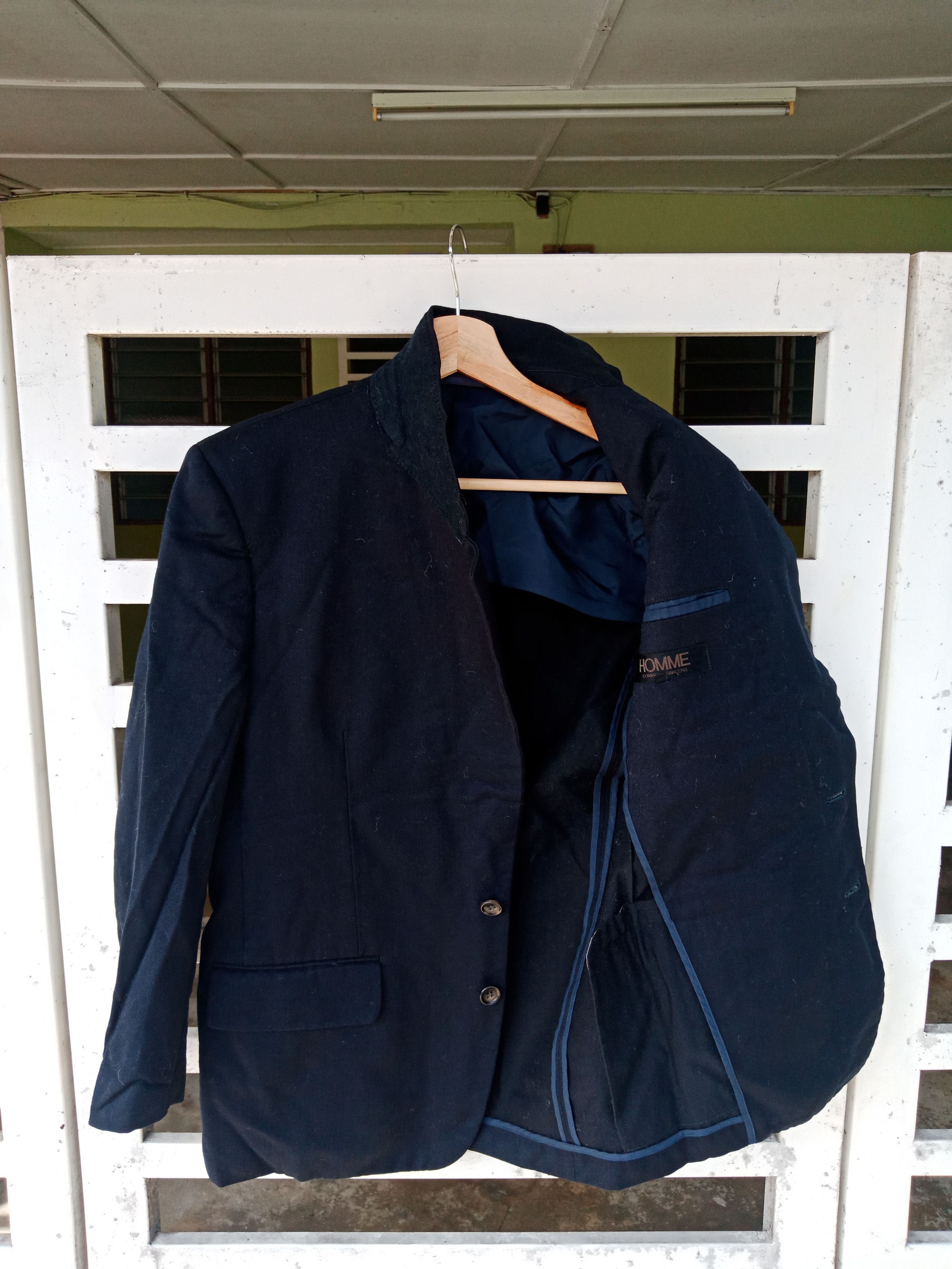 Comme des Garcons Homme Comme Des Garcons Homme Wool Coat Jacket Size US M / EU 48-50 / 2 - 3 Thumbnail