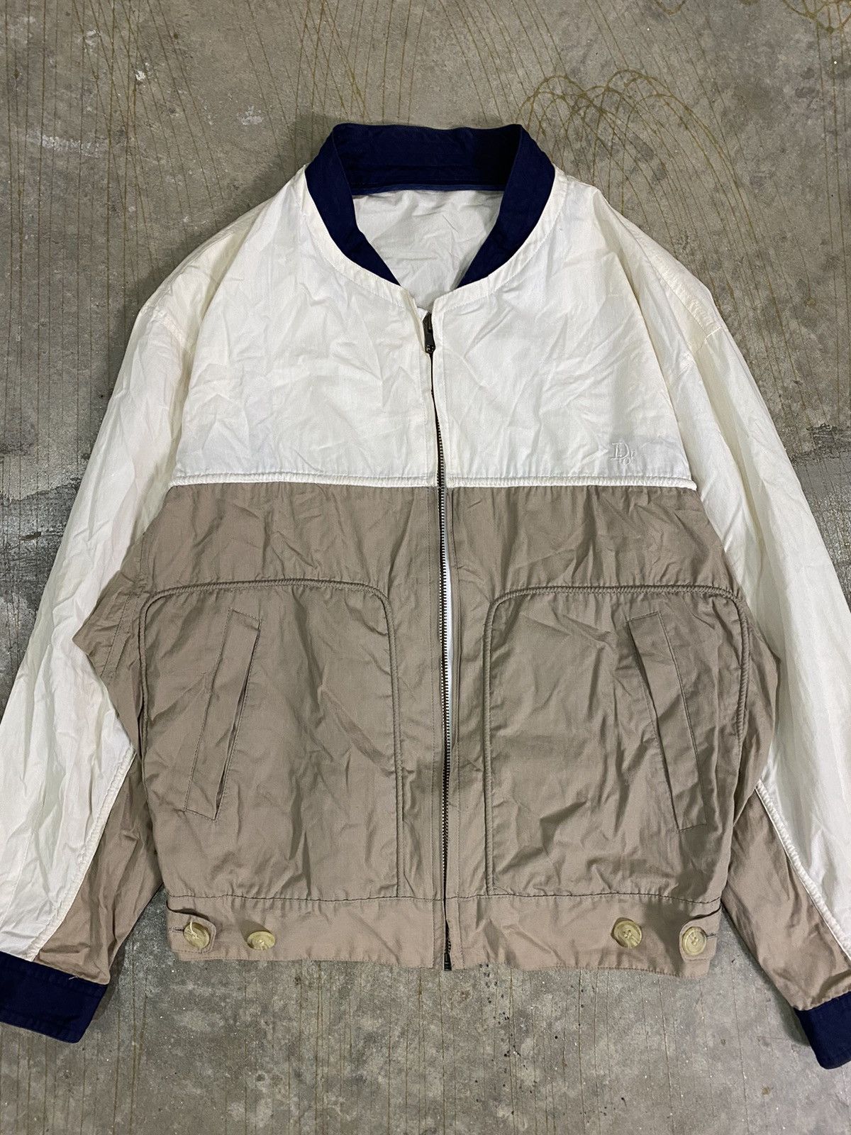 Christian Dior Monsieur 90s Raglan Embroidered logo light jacket Size US S / EU 44-46 / 1 - 3 Thumbnail