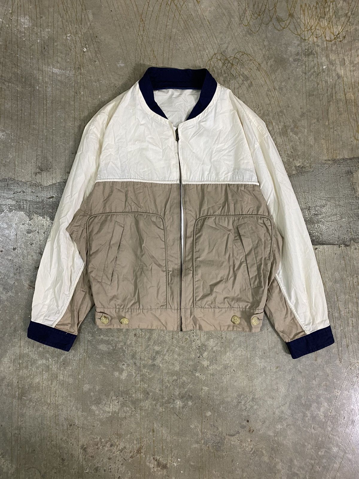 Christian Dior Monsieur 90s Raglan Embroidered logo light jacket Size US S / EU 44-46 / 1 - 2 Thumbnail