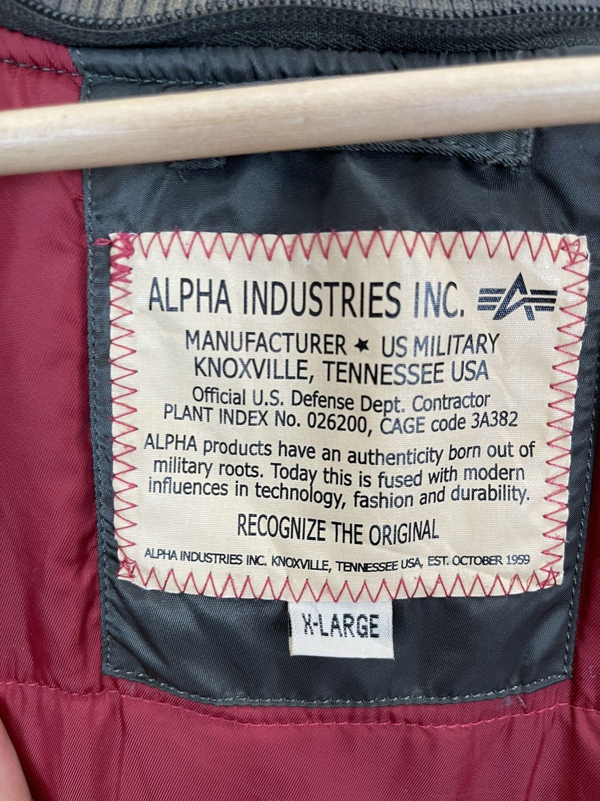 Alpha Industries 90’s ALPHA INDUSTRIES BOMBER JACKET MA1 Size US XL / EU 56 / 4 - 6 Thumbnail
