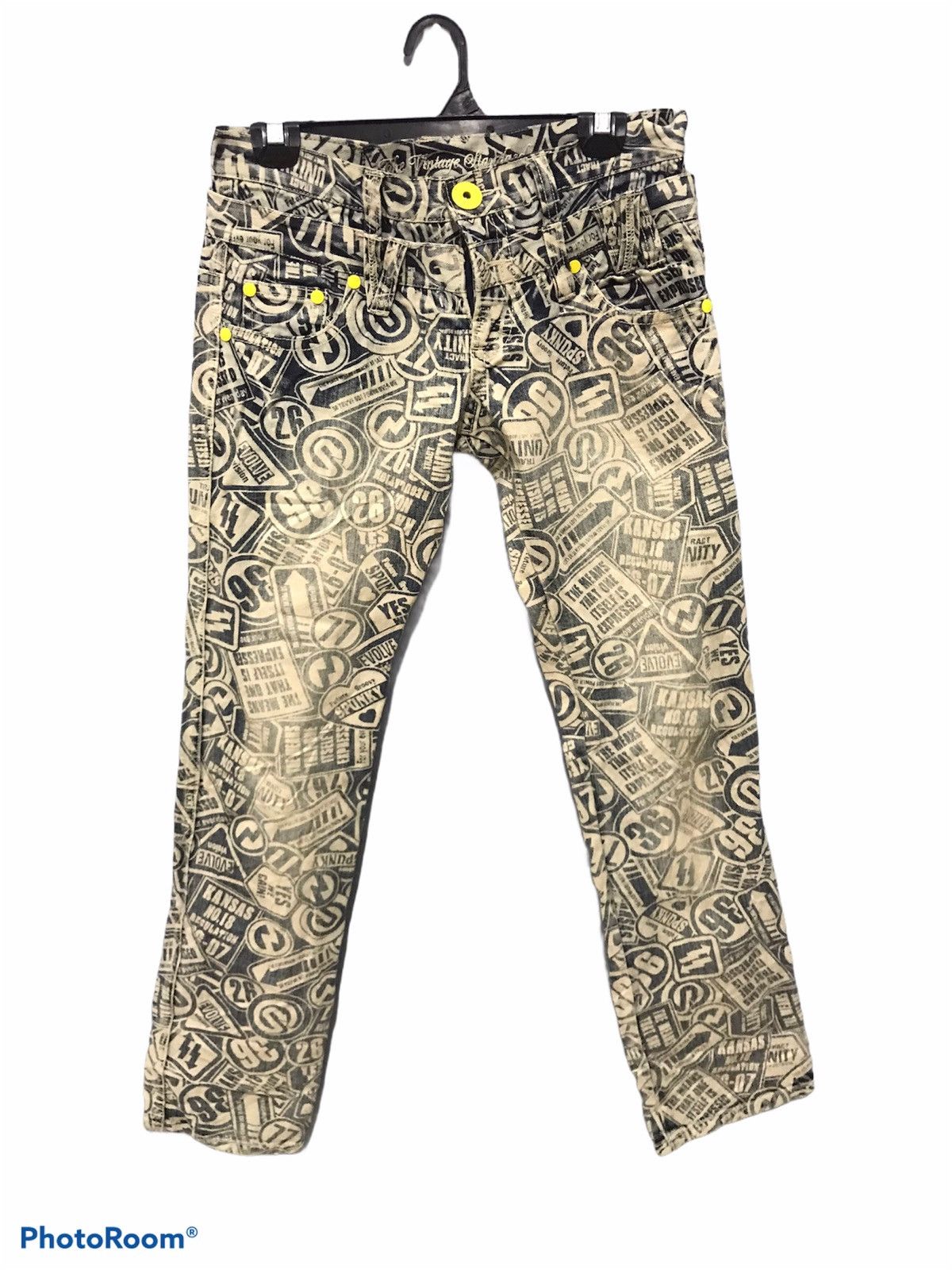 Japanese Brand Vintage Full Print Denim Like Hysteric Glamour Jeans Size US 30 / EU 46 - 1 Thumbnail