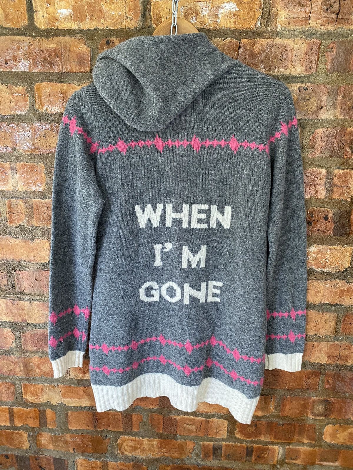 Angel Blue × Hysteric Glamour × Japanese Brand STUDS Japan Intarsia Knit Sad Emoji don’t Cry when I’m gone Size M / US 6-8 / IT 42-44 - 9 Thumbnail