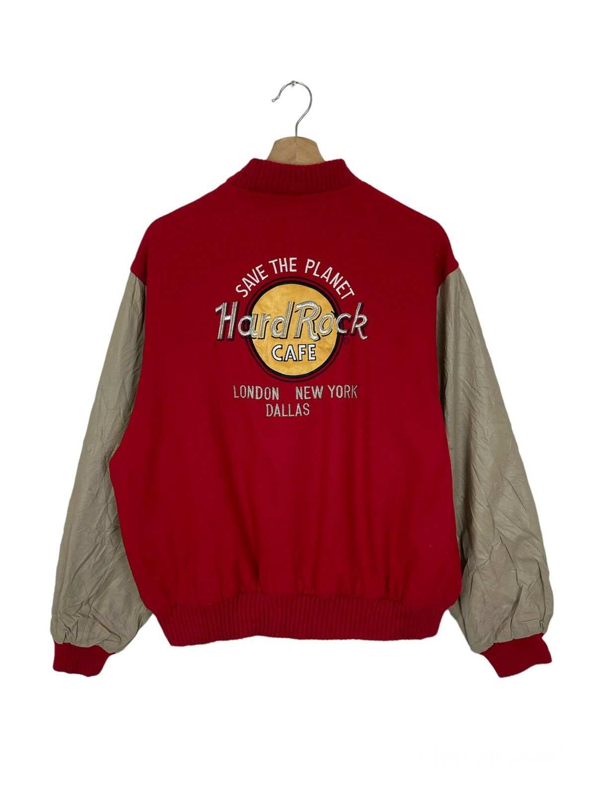 Hard Rock Cafe Vintage HARD ROCK CAFE Varsity Jacket NY Size US M / EU 48-50 / 2 - 1 Thumbnail