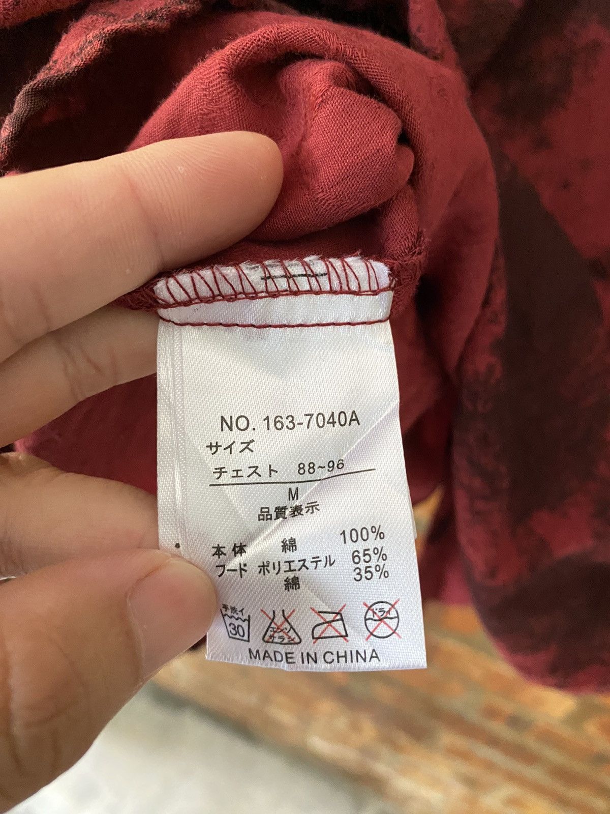 In The Attic Iconic Red Marble Punk button up Size US M / EU 48-50 / 2 - 9 Thumbnail