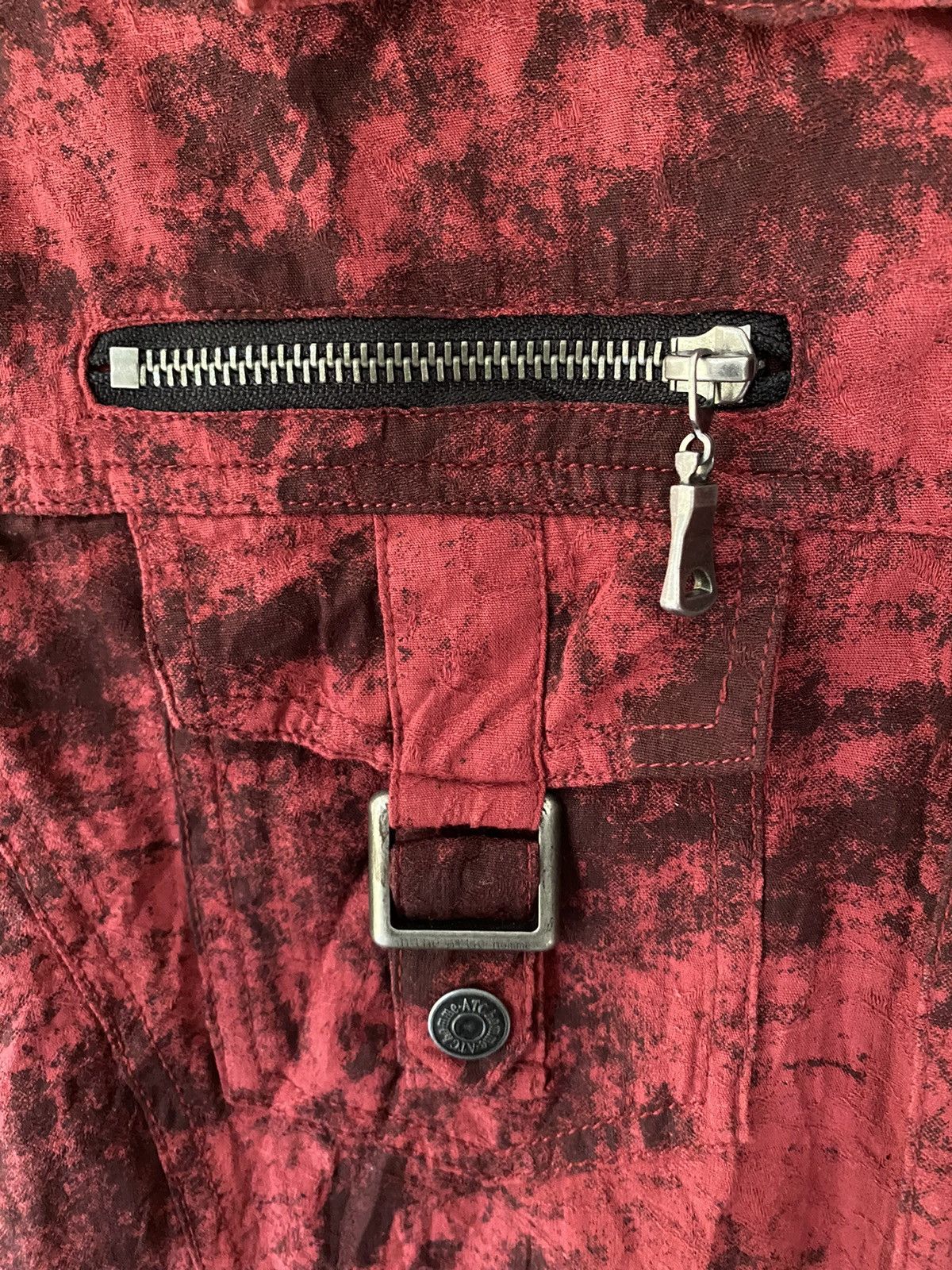 In The Attic Iconic Red Marble Punk button up Size US M / EU 48-50 / 2 - 6 Thumbnail