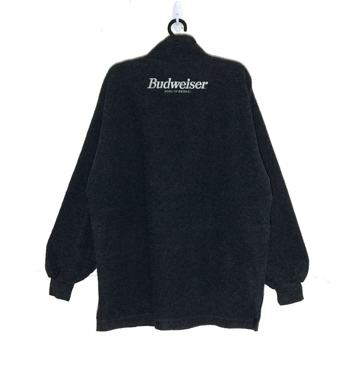 Budweiser Vintage Budweiser Fleece King of Beers Jacket Half Zipper Size US L / EU 52-54 / 3 - 1 Thumbnail