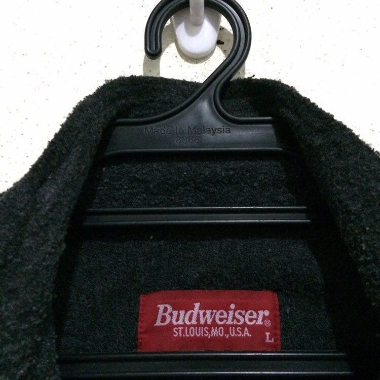 Budweiser Vintage Budweiser Fleece King of Beers Jacket Half Zipper Size US L / EU 52-54 / 3 - 4 Thumbnail