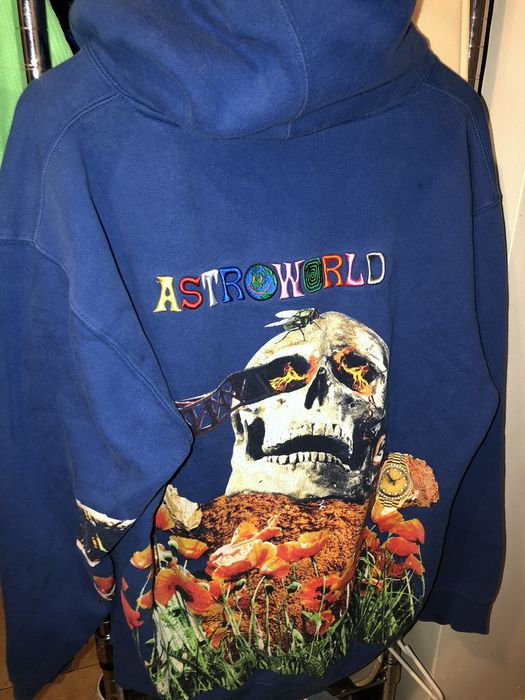 Astroworld discount blue hoodie