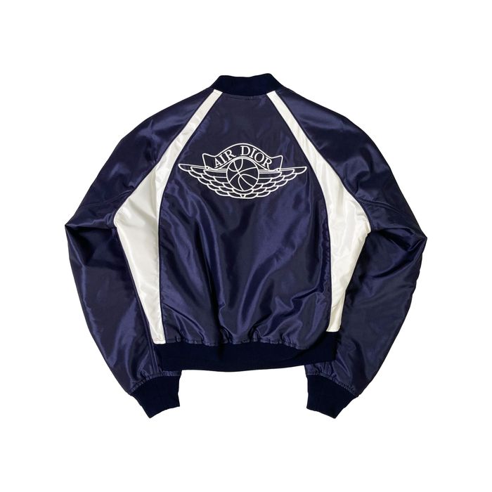 Dior Dior X Air Jordan varsity jacket | Grailed