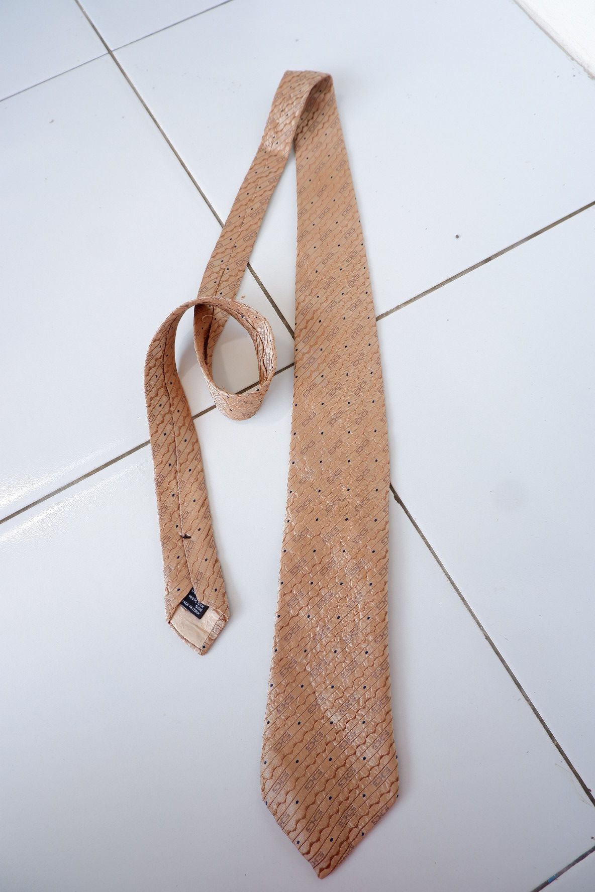 Gucci Vintage Gucci Monogram Tie Size ONE SIZE - 2 Thumbnail