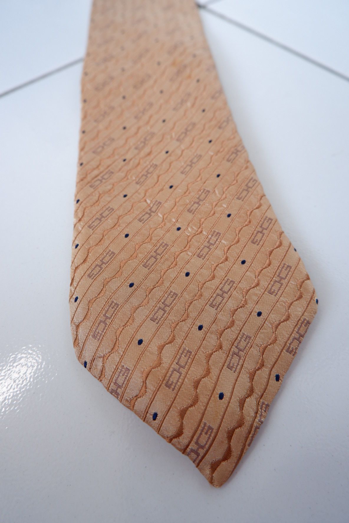Gucci Vintage Gucci Monogram Tie Size ONE SIZE - 4 Thumbnail