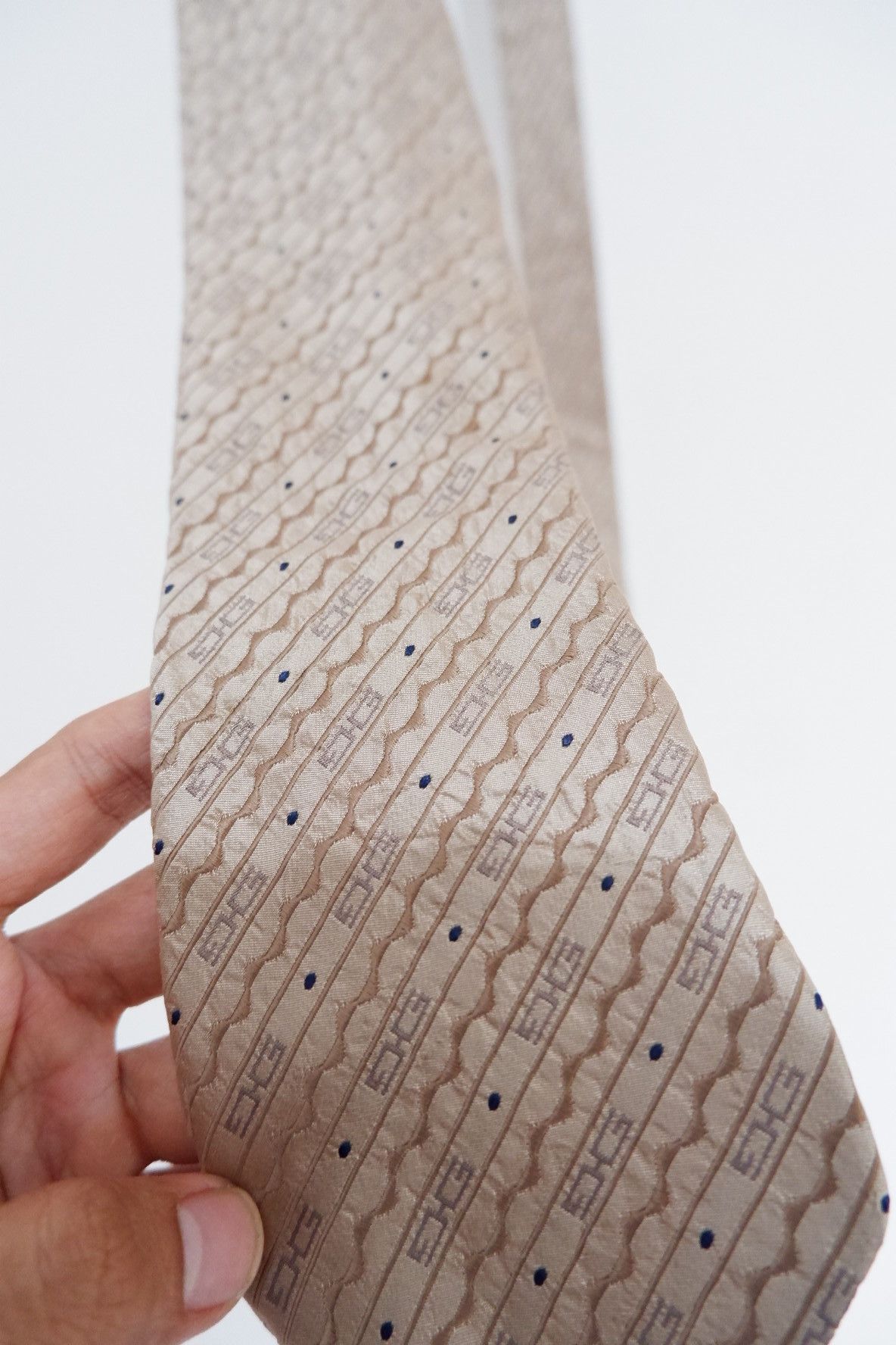 Gucci Vintage Gucci Monogram Tie Size ONE SIZE - 8 Thumbnail