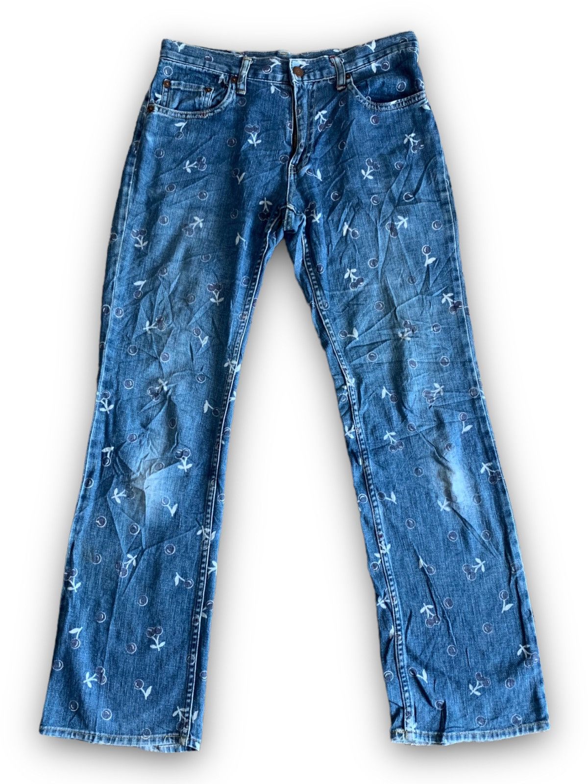 Hysteric Glamour HYSTERIC GLAMOUR CHERRY JAPANESE BRAND JEANS DENIM Size US 31 - 1 Thumbnail
