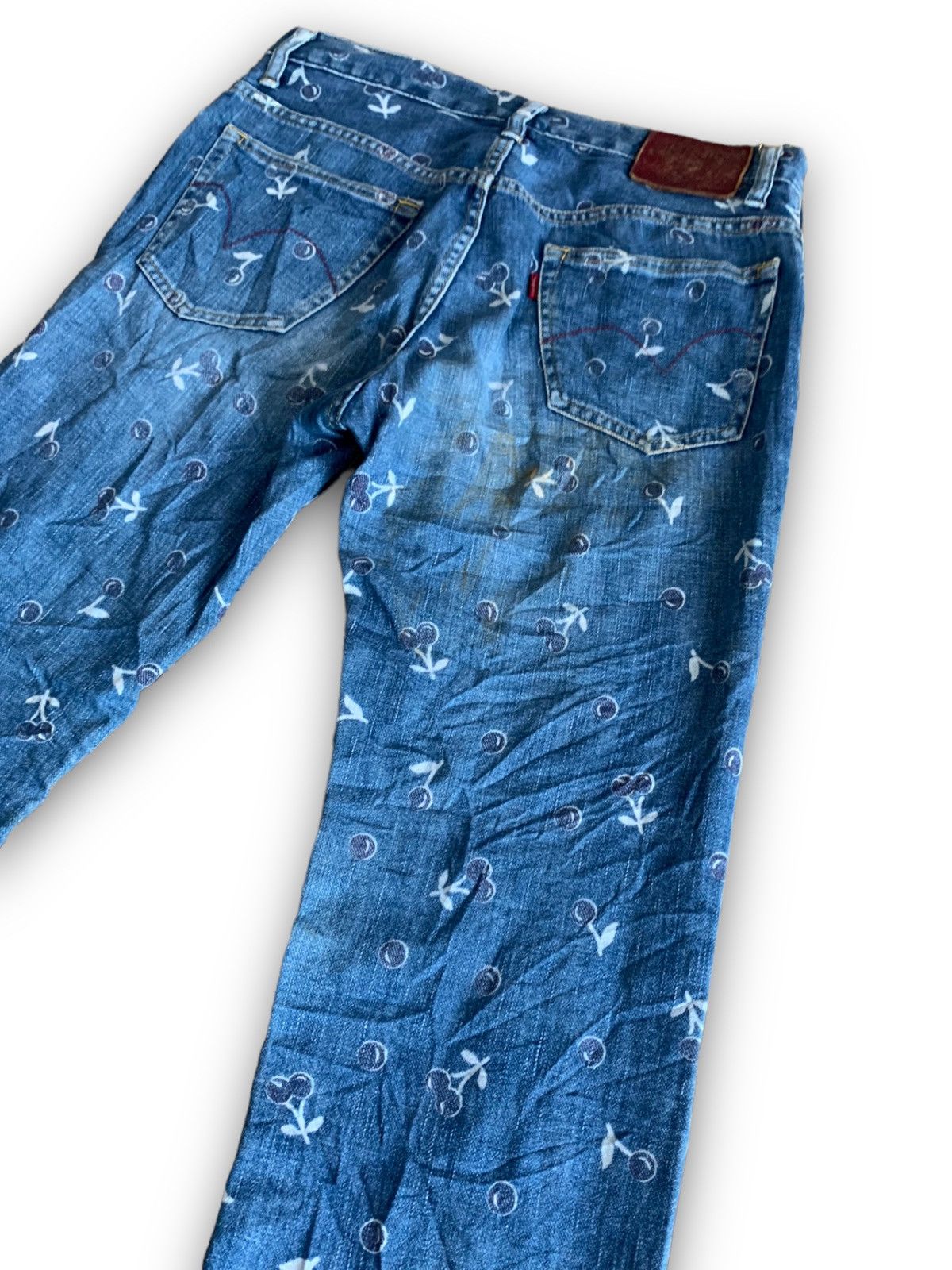 Hysteric Glamour HYSTERIC GLAMOUR CHERRY JAPANESE BRAND JEANS DENIM Size US 31 - 11 Thumbnail