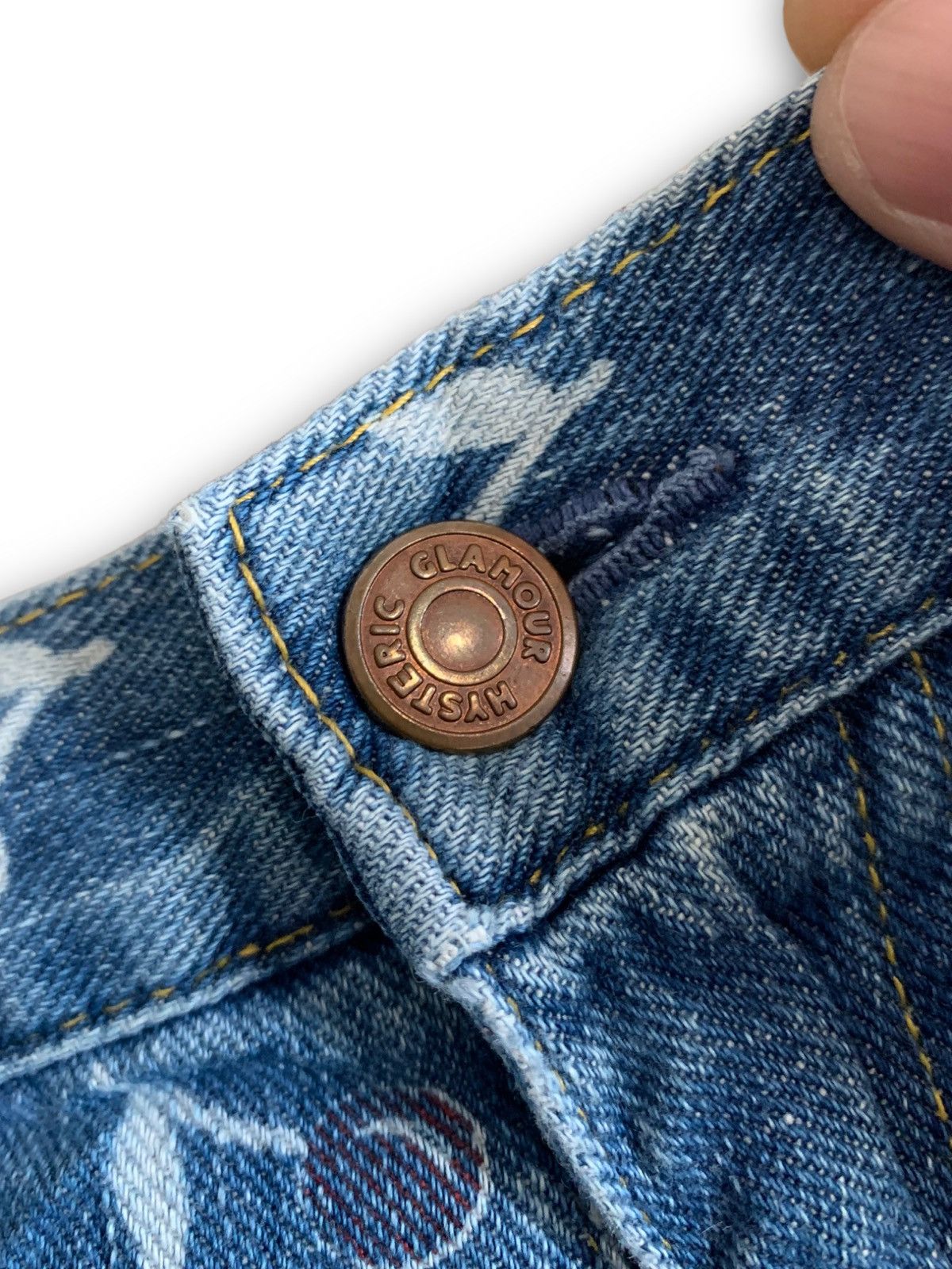 Hysteric Glamour HYSTERIC GLAMOUR CHERRY JAPANESE BRAND JEANS DENIM Size US 31 - 8 Thumbnail