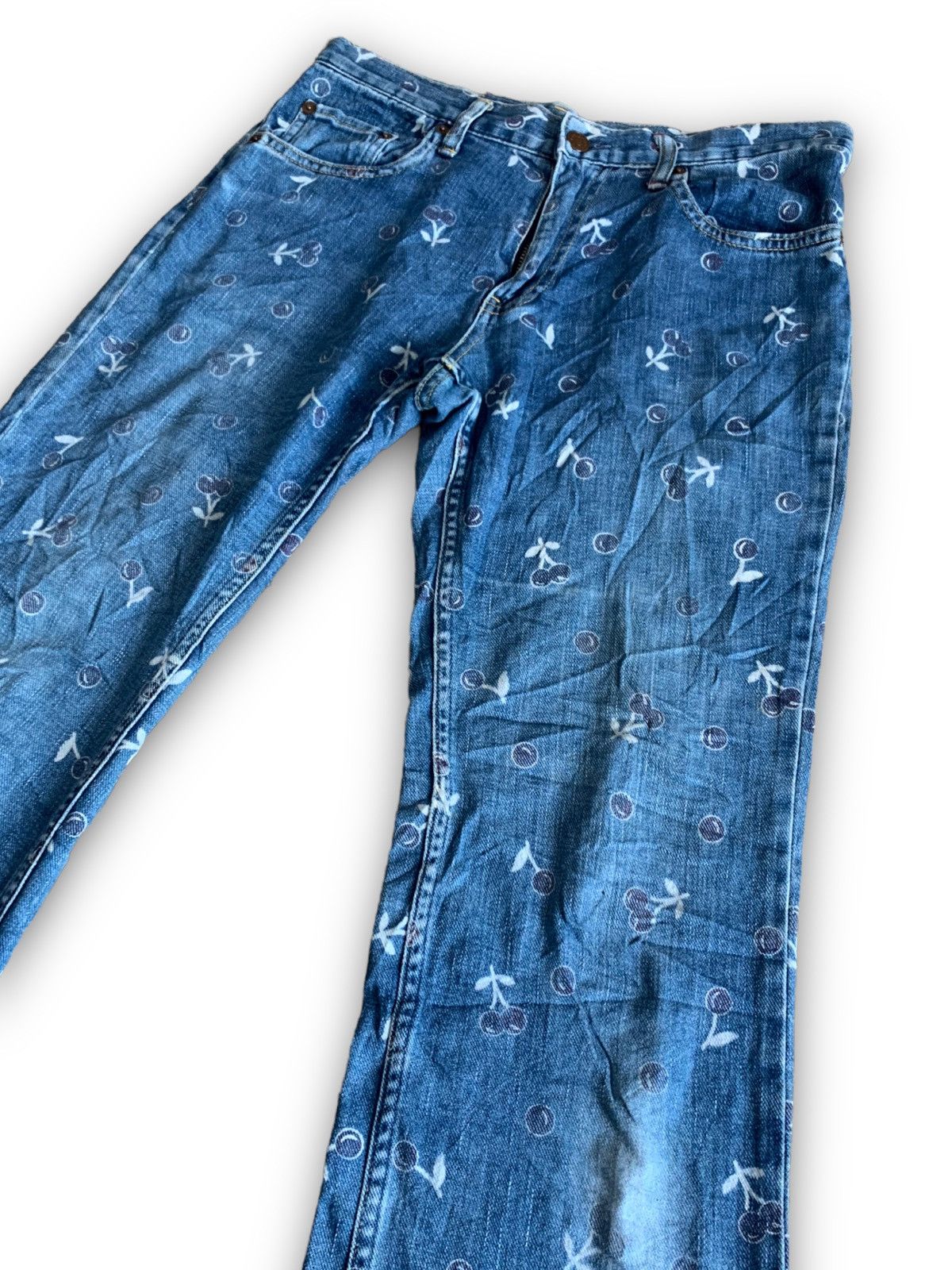 Hysteric Glamour HYSTERIC GLAMOUR CHERRY JAPANESE BRAND JEANS DENIM Size US 31 - 5 Thumbnail