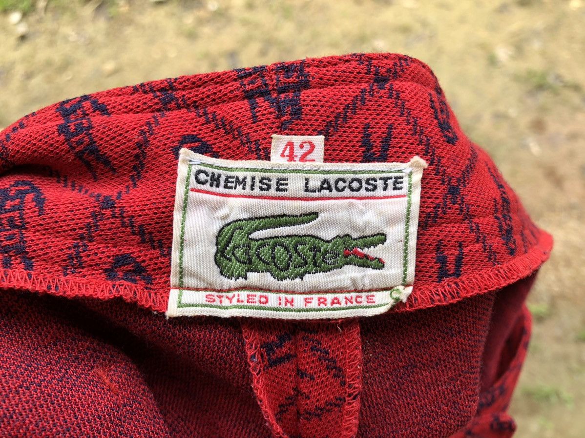 Lacoste Vintage Lacoste Full Print Size 27" / US 4 / IT 40 - 4 Thumbnail