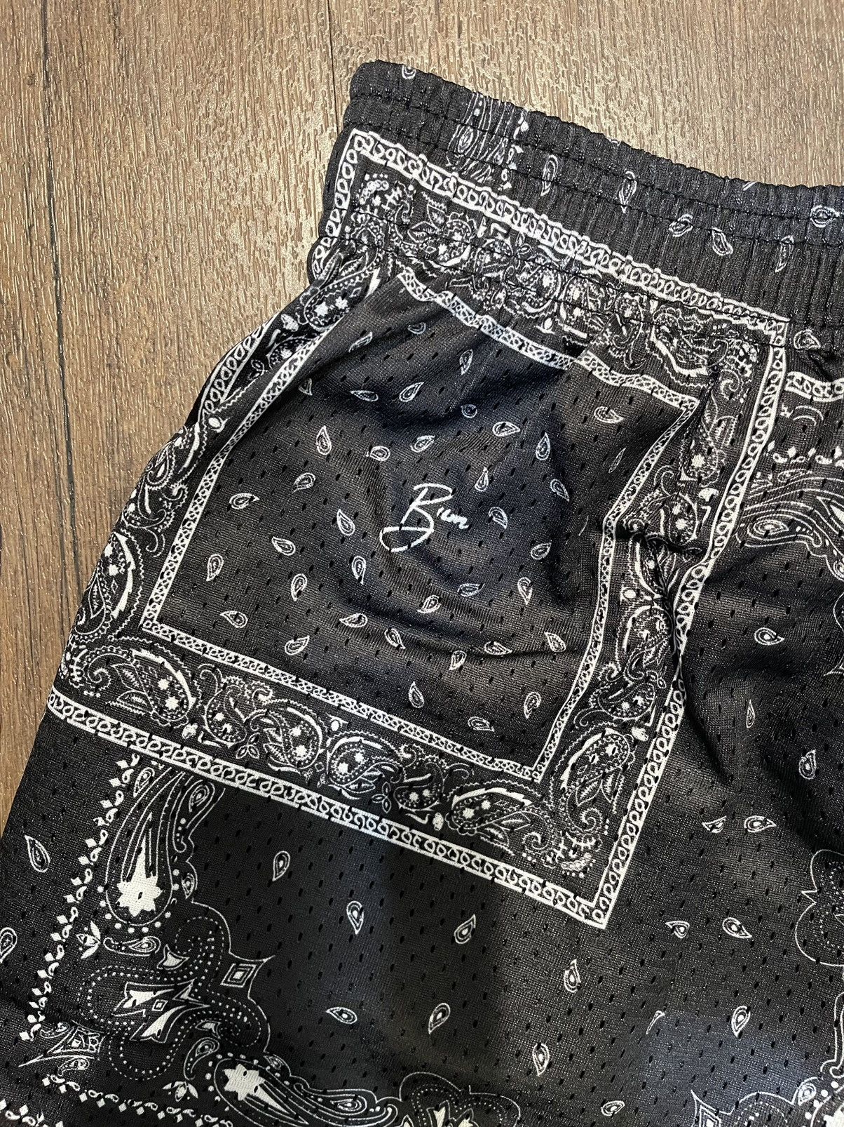 Other Medium Cbum Mesh Paisley Shorts SAMPLE Size US 32 / EU 48 - 2 Thumbnail