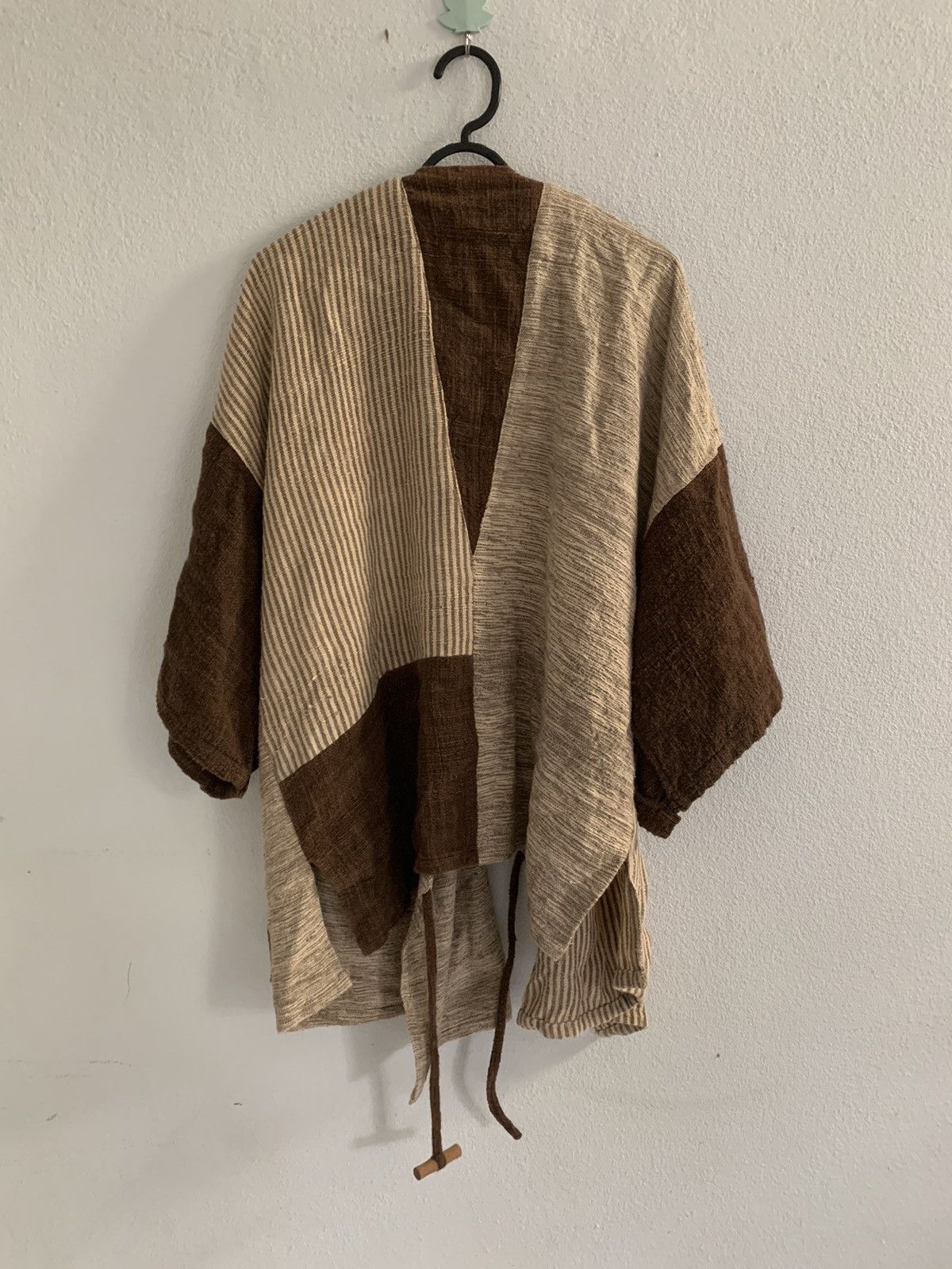 Vintage Vintage Japanese Burlap Kimono Cardigan Size US L / EU 52-54 / 3 - 4 Thumbnail